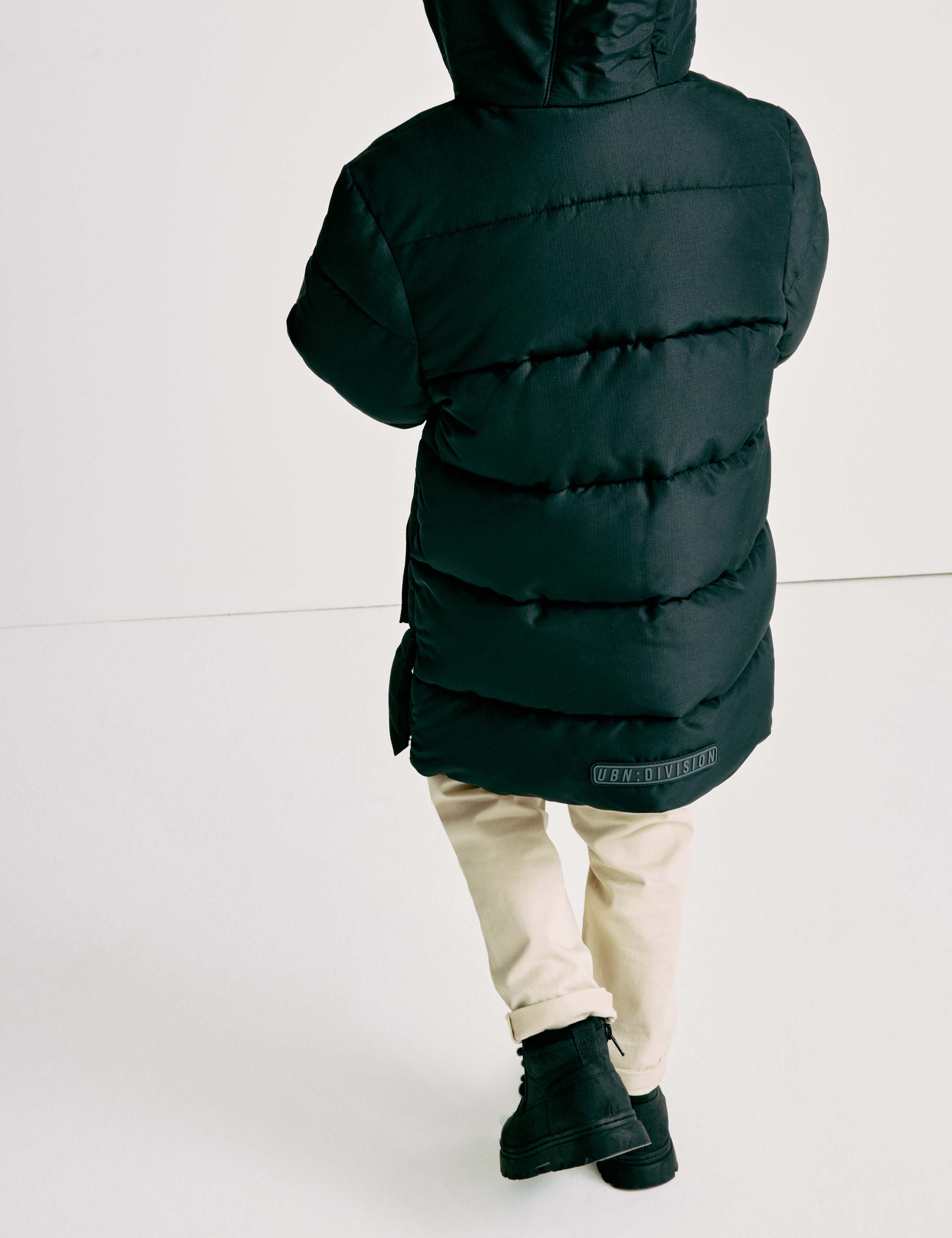 Longline Padded Hooded Coat (2-8 Yrs) 5 of 8