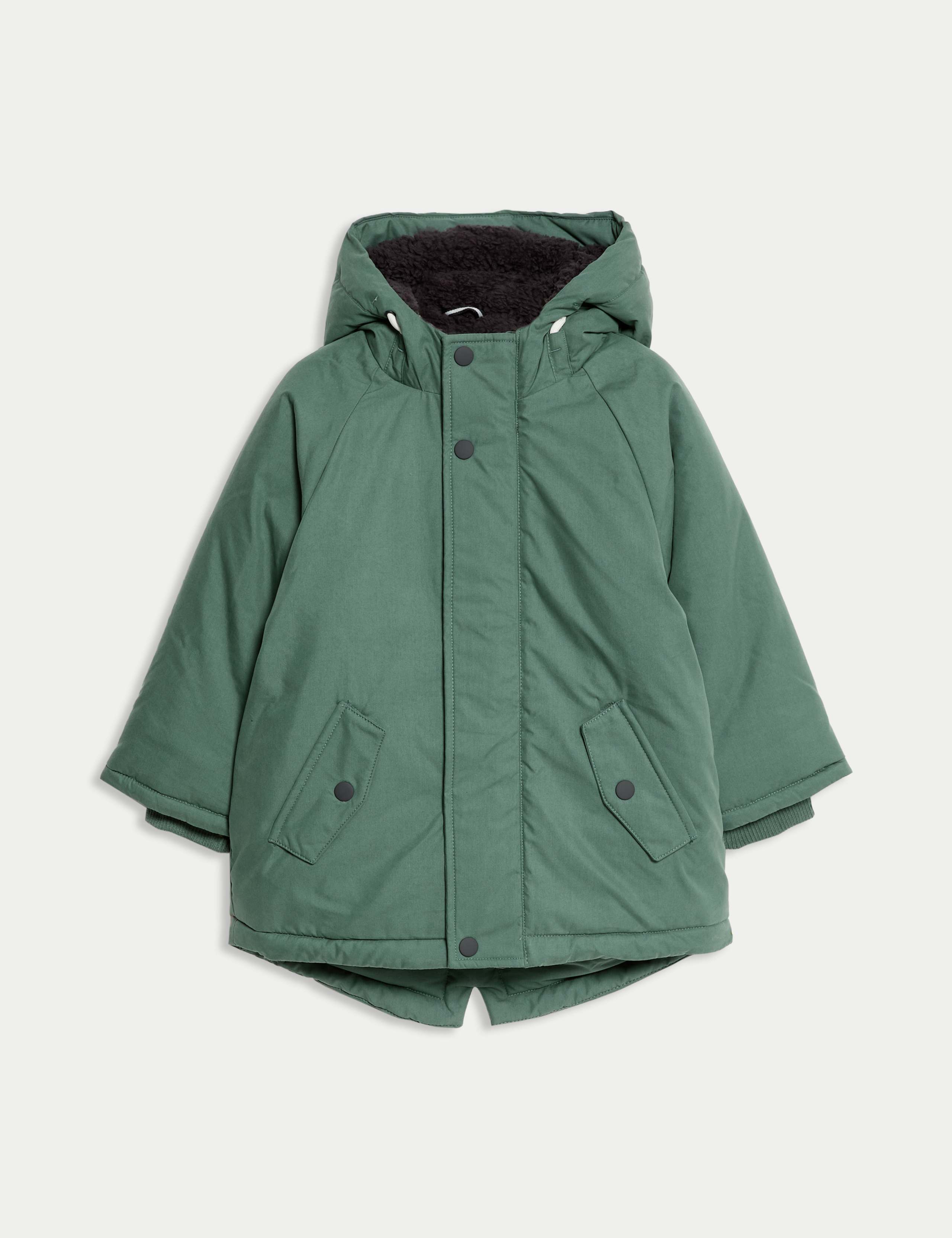 Hooded Padded Parka Coat (2-8 Yrs) 2 of 7