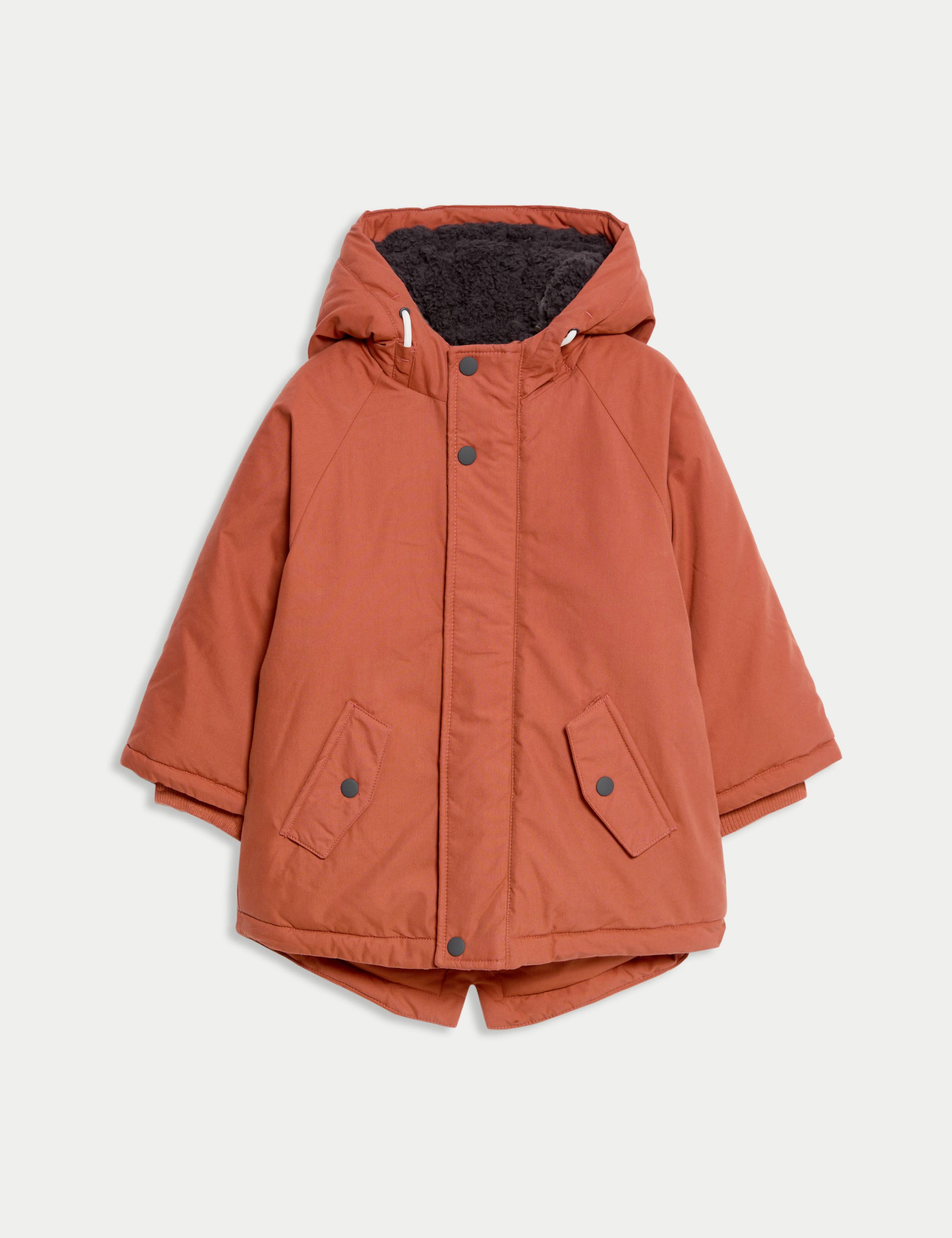 Cotton Rich Hooded Parka (2-8 Yrs) 2 of 8