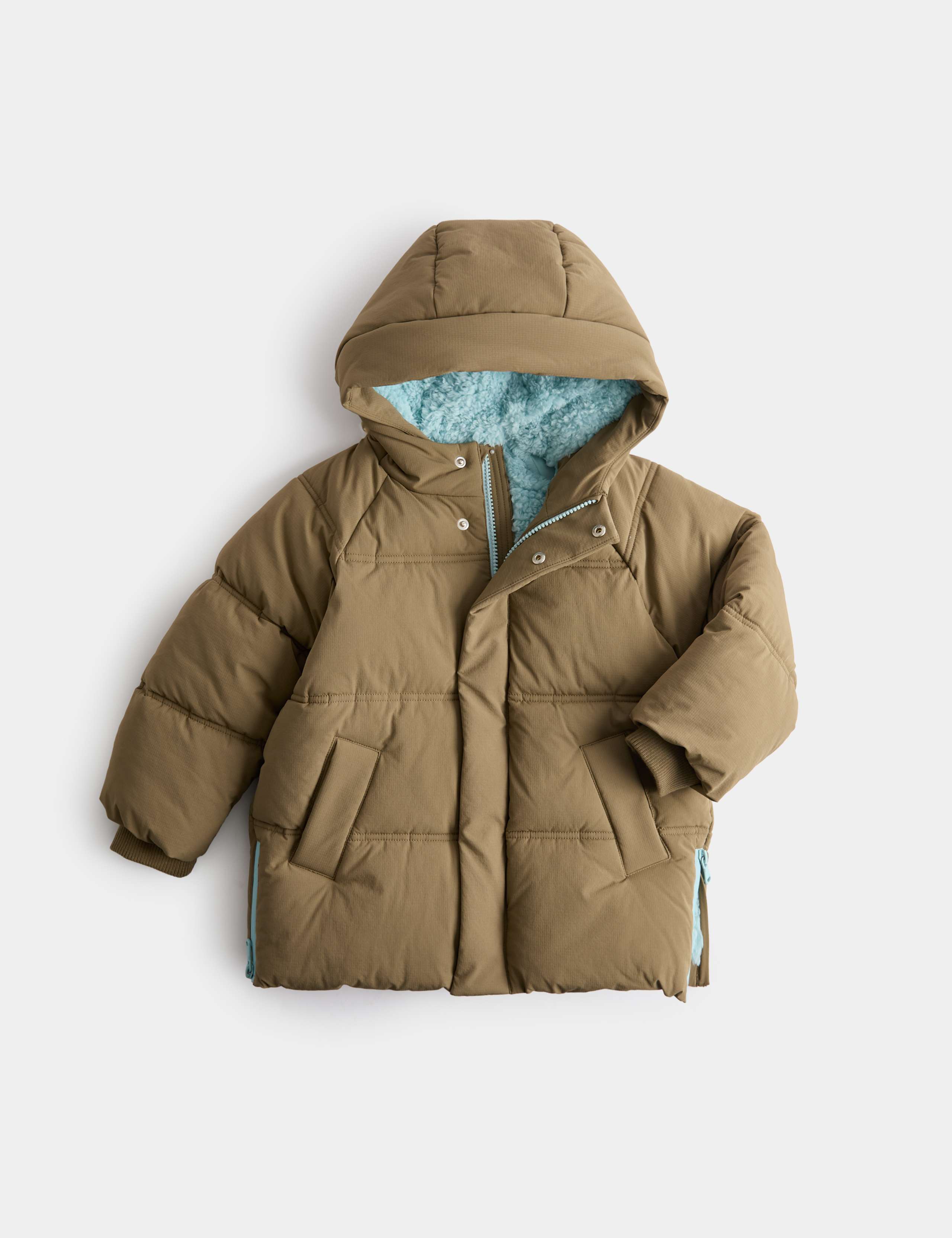 Fleece Lined Padded Coat (2-8 Yrs) 1 of 3