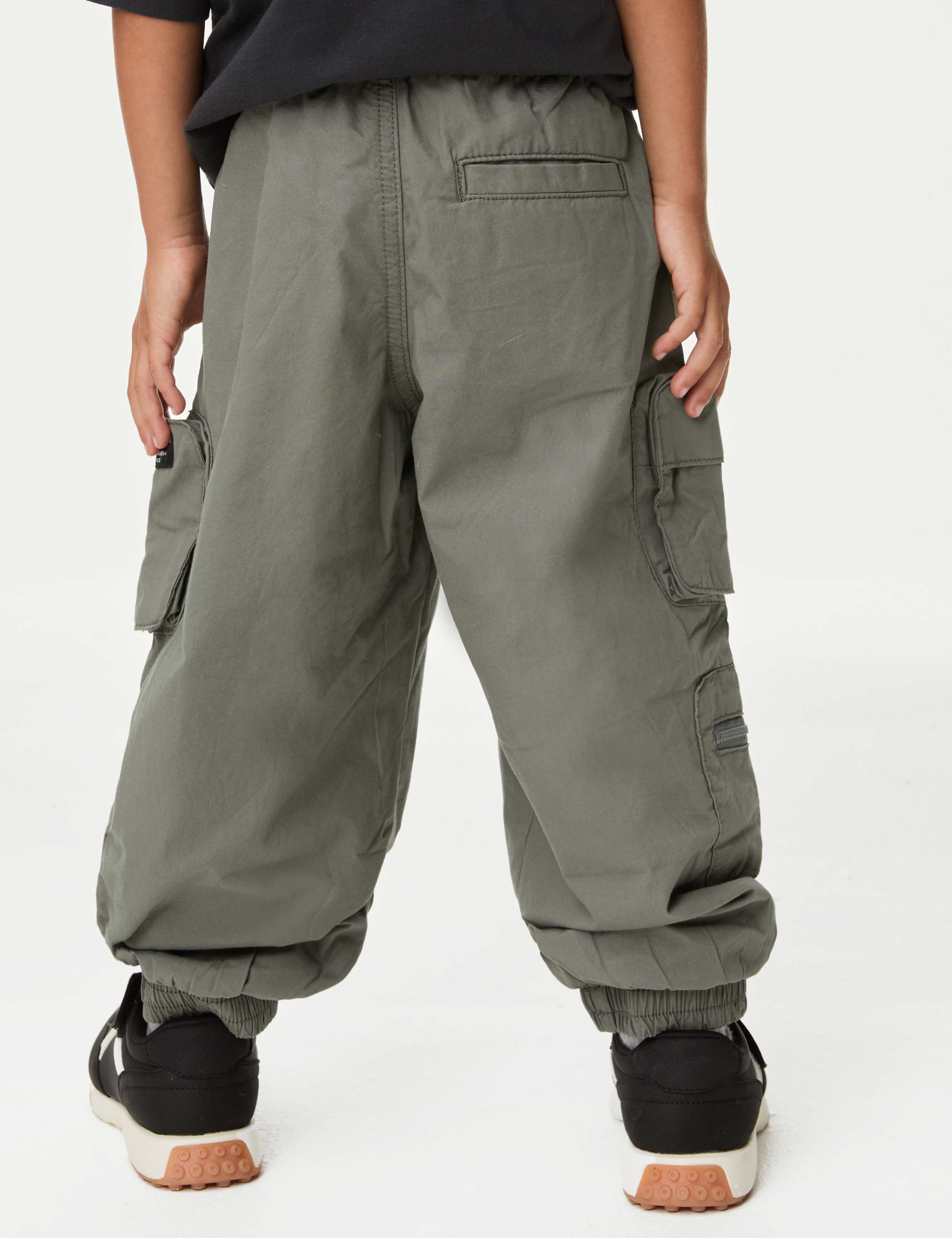 Pure Cotton Jersey Lined Parachute Trousers (2-8 Yrs) 5 of 5
