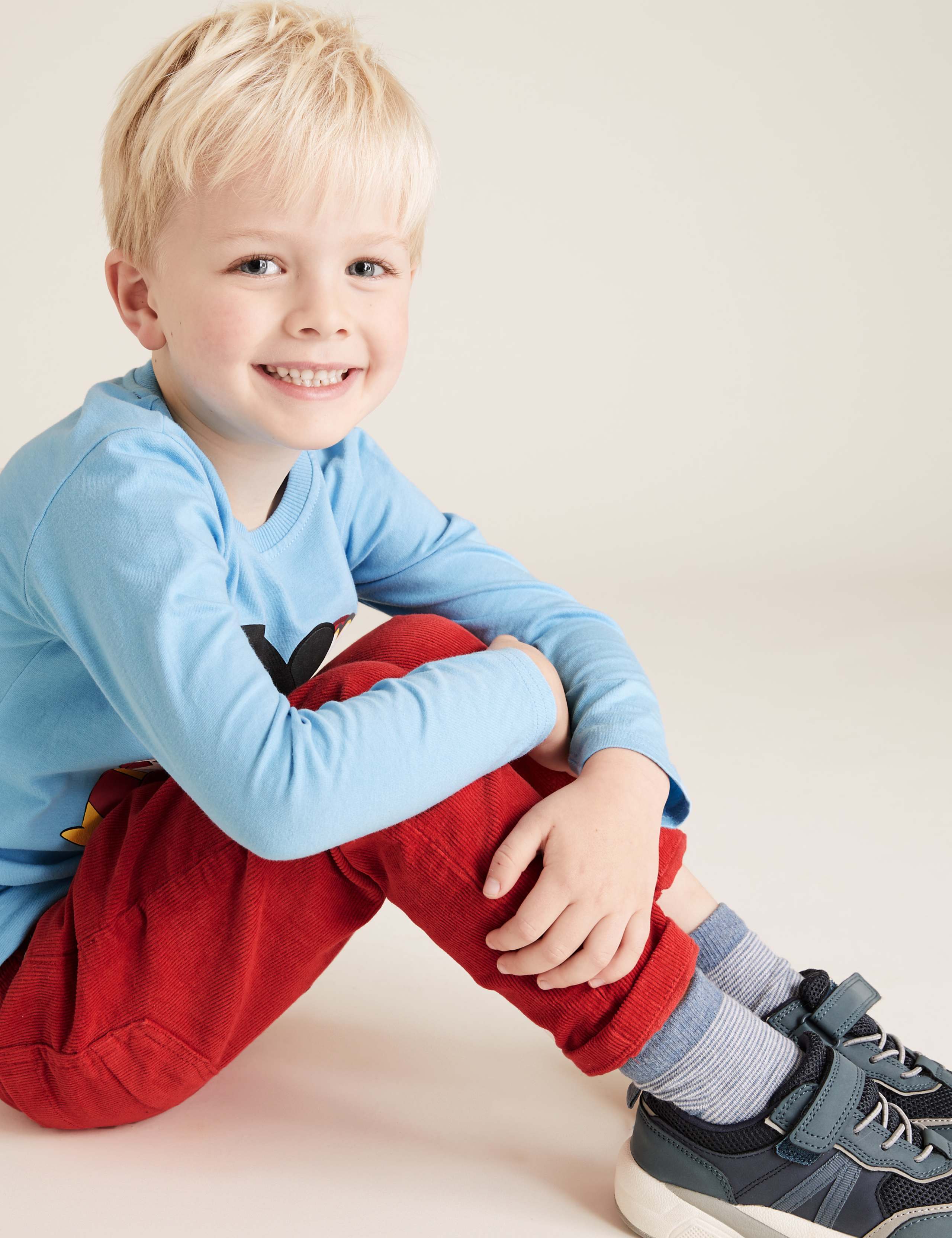Regular Cotton Cord Trousers (2-7 Yrs) 3 of 5