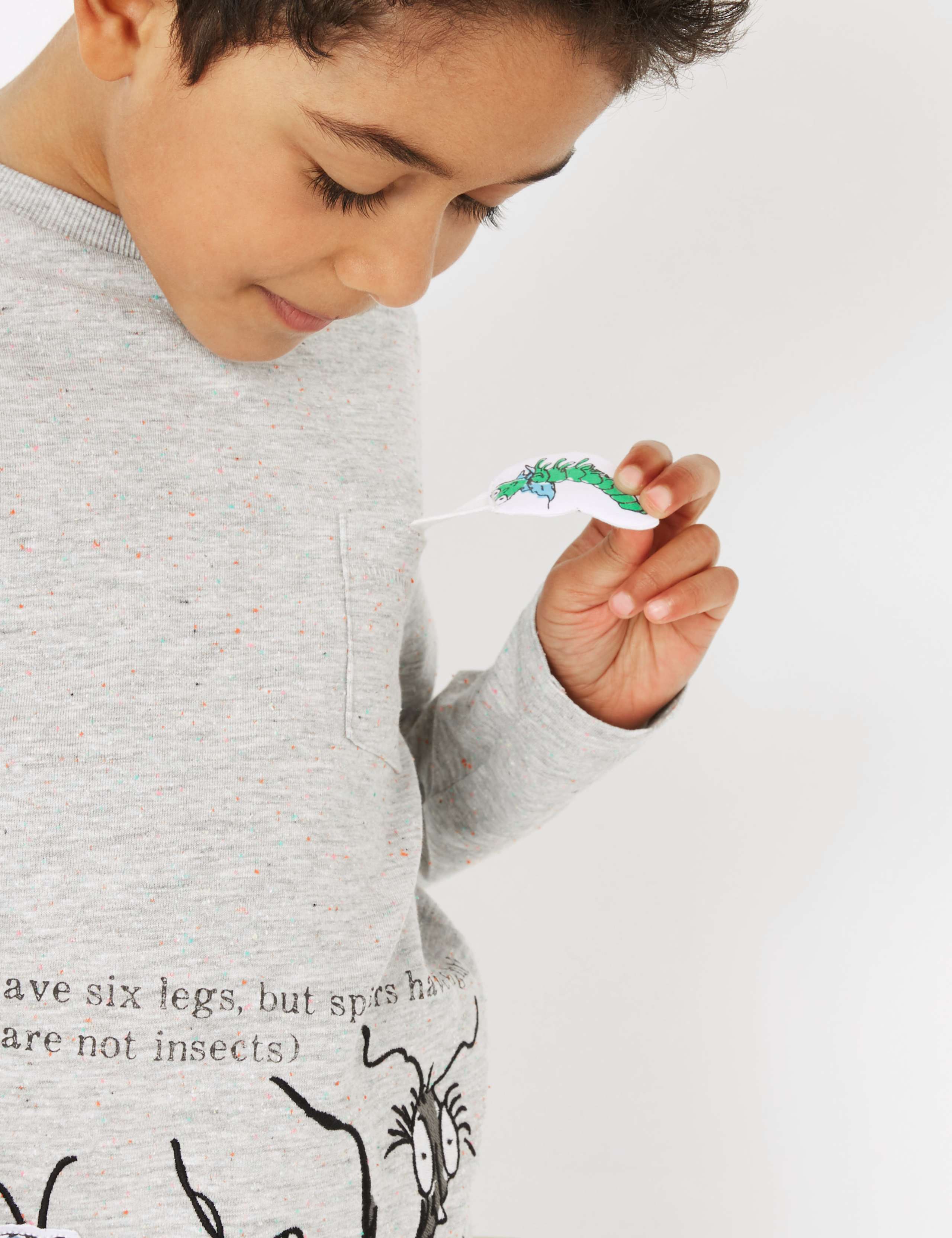 Roald Dahl™ & NHM™ Spider T-Shirt (2-7 Yrs) 6 of 7