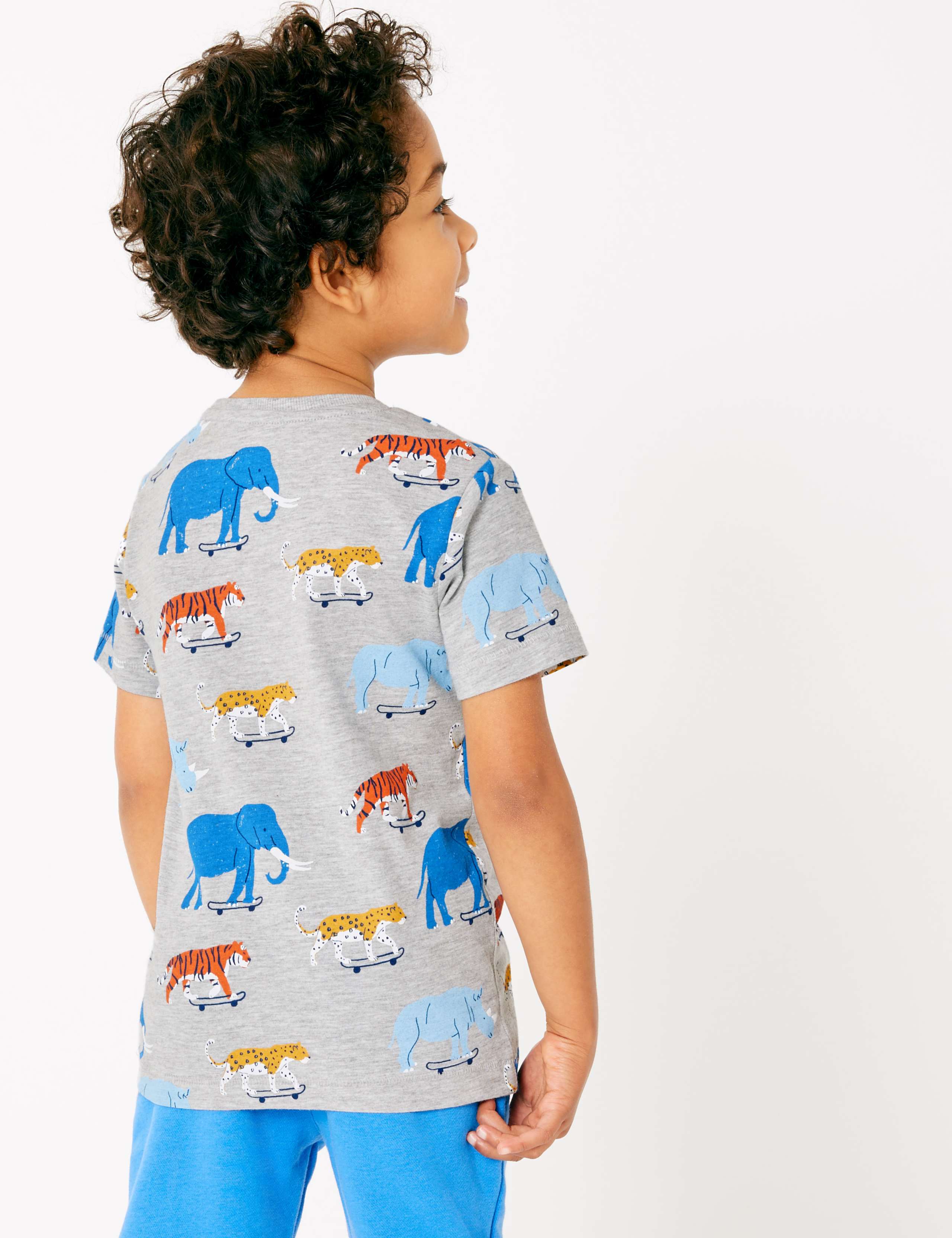 Cotton Rich Animal Print T-Shirt (2-7 Years) 4 of 4