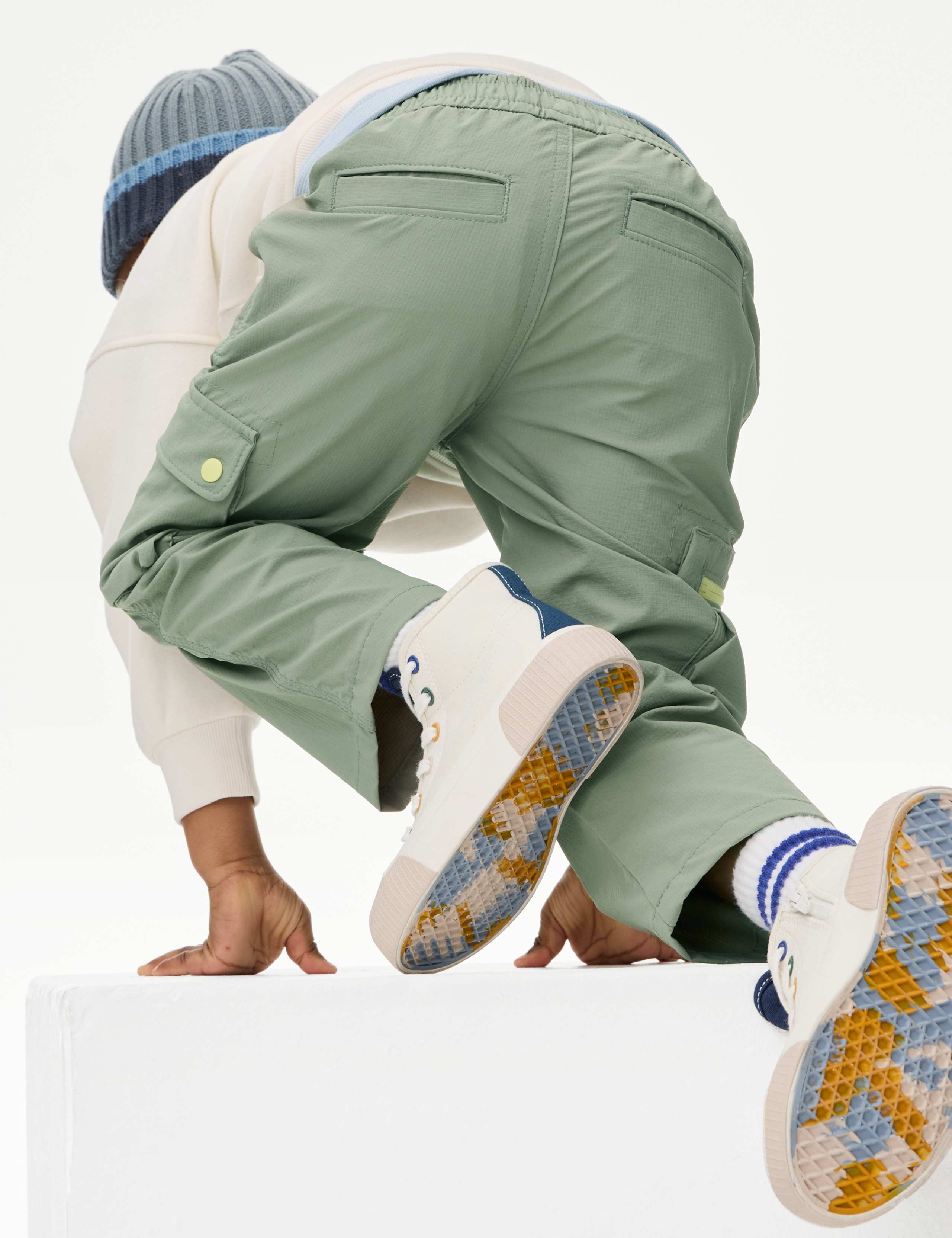 Elasticated Waist Cargo Trousers (2-8 Yrs) 3 of 5