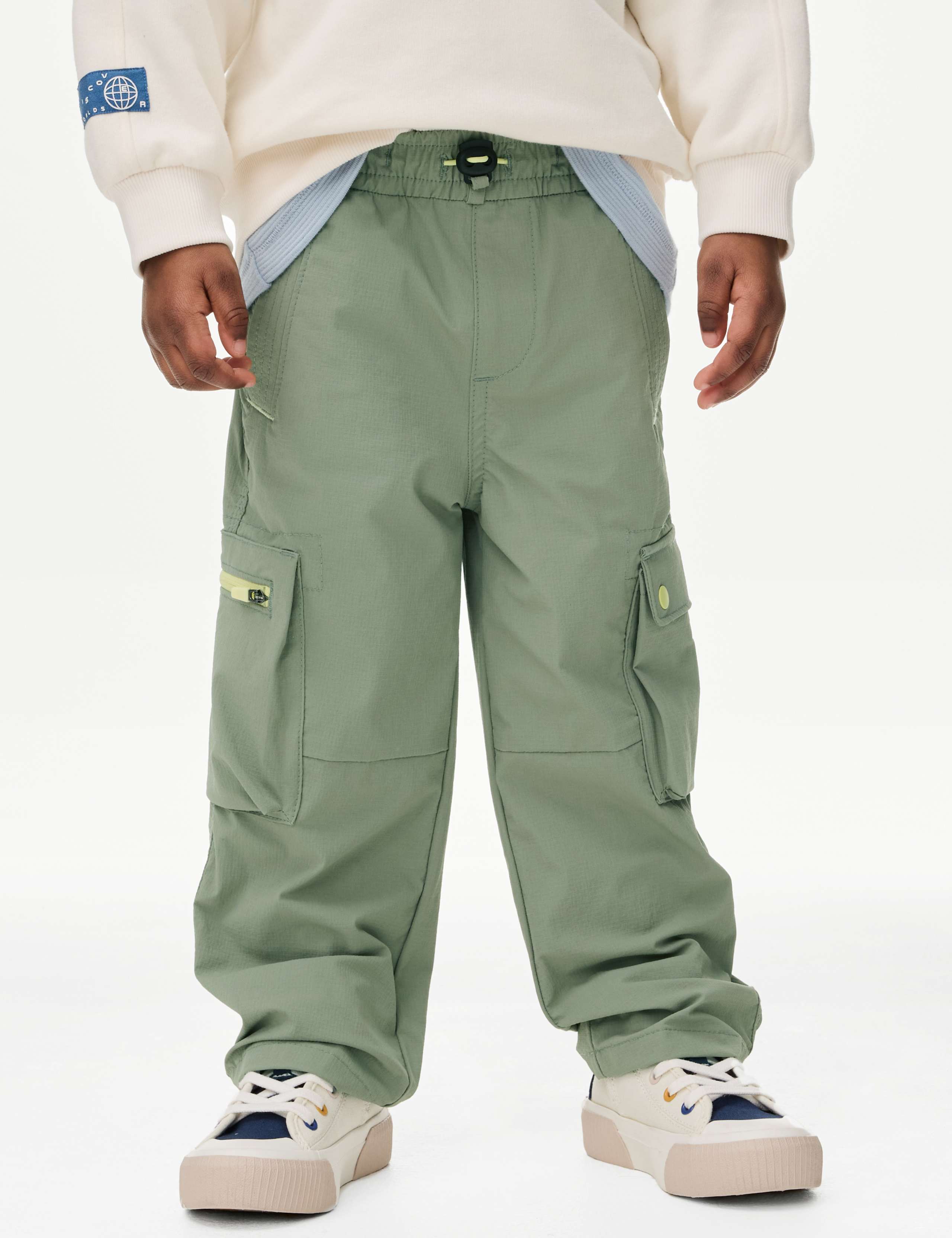 Elasticated Waist Cargo Trousers (2-8 Yrs) 4 of 5