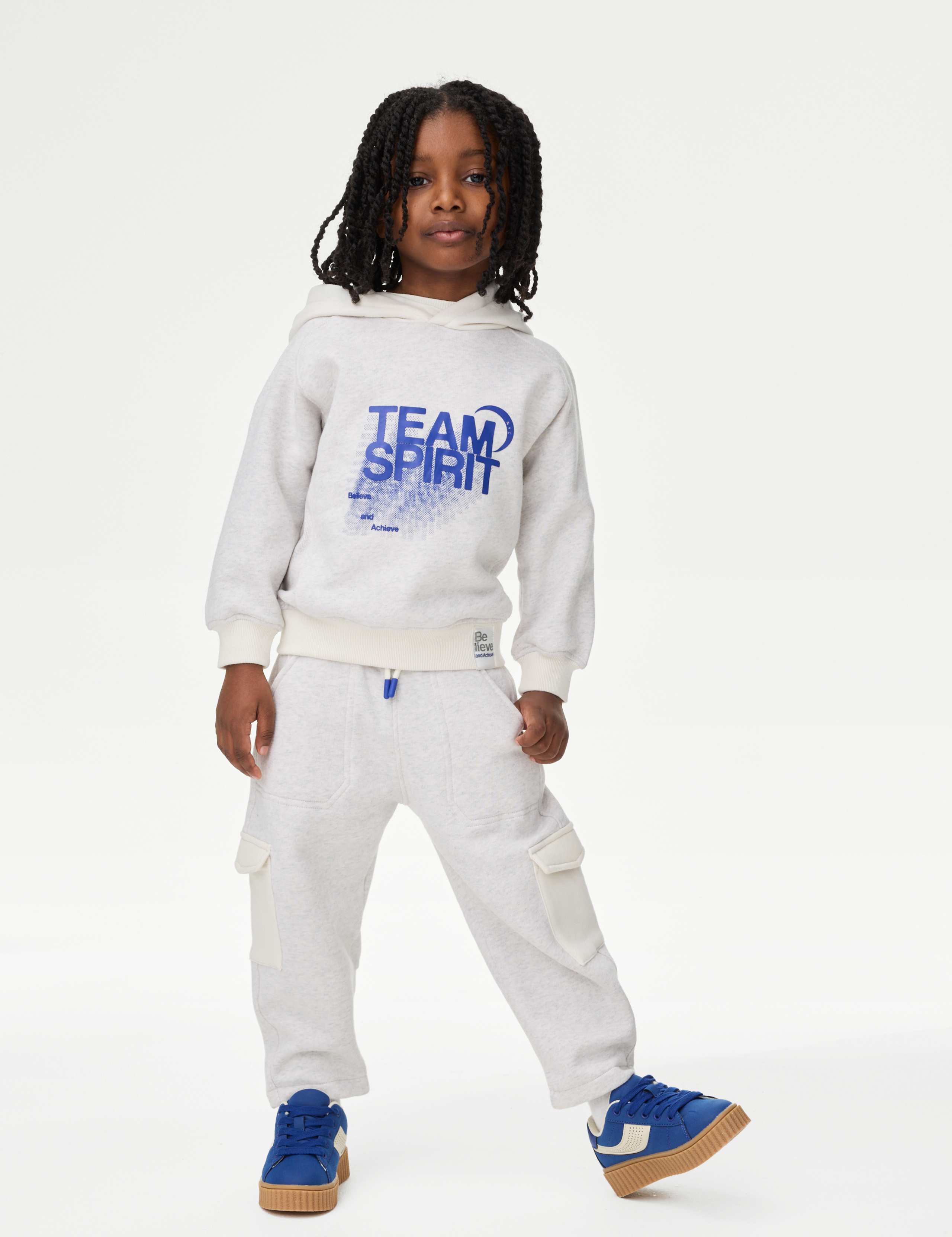 Cotton Rich Cargo Joggers (12 Mths - 8 Yrs) 1 of 5