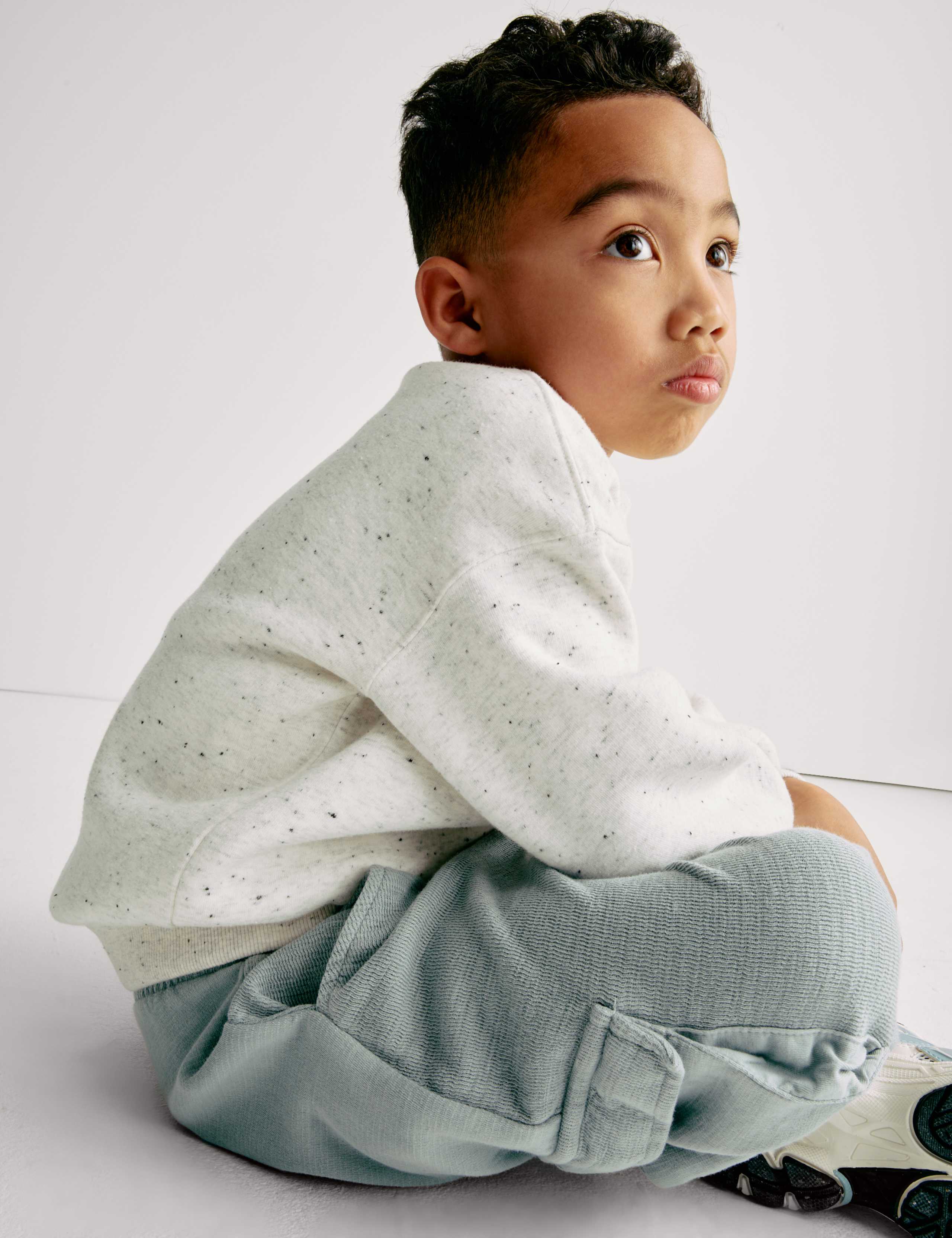 Pure Cotton Textured Cargo Trousers (2-8 Yrs) 6 of 7