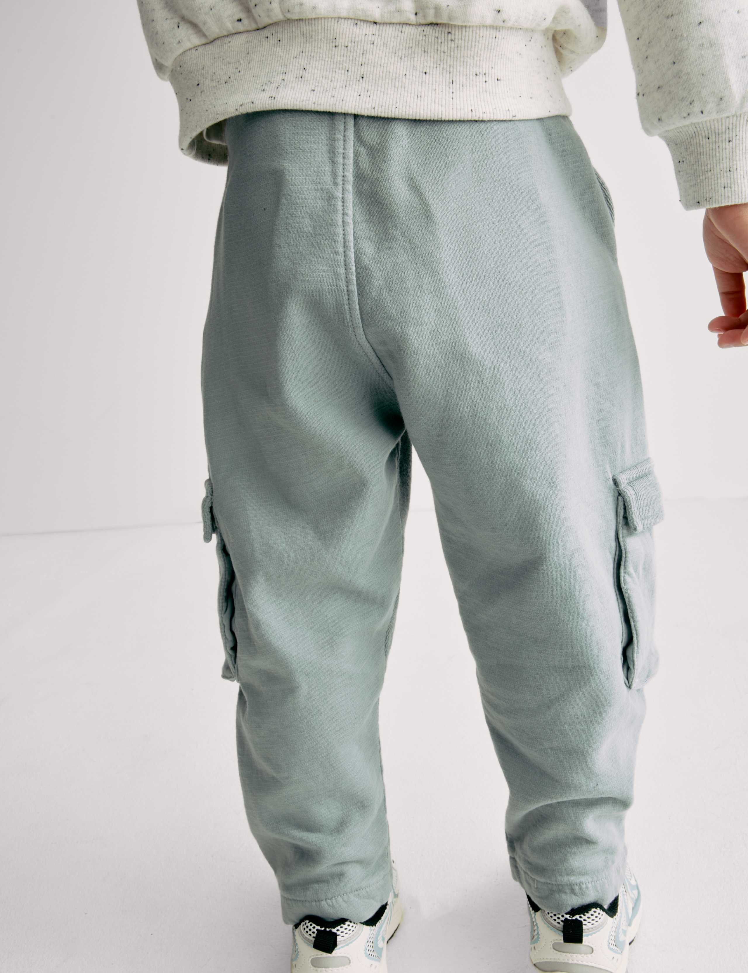 Pure Cotton Textured Cargo Trousers (2-8 Yrs) 7 of 7