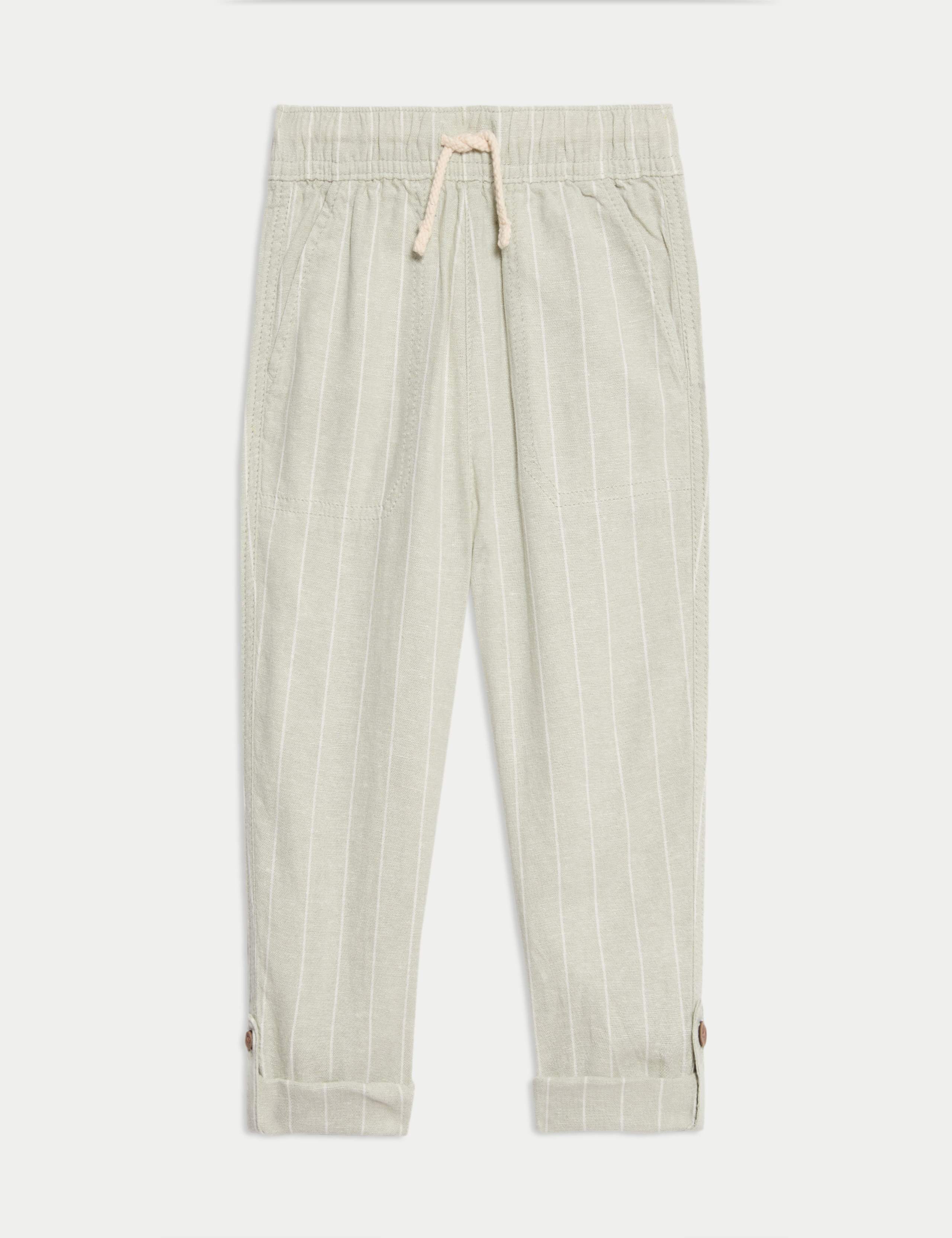 Linen Rich Trousers (2-8 Yrs) 2 of 7