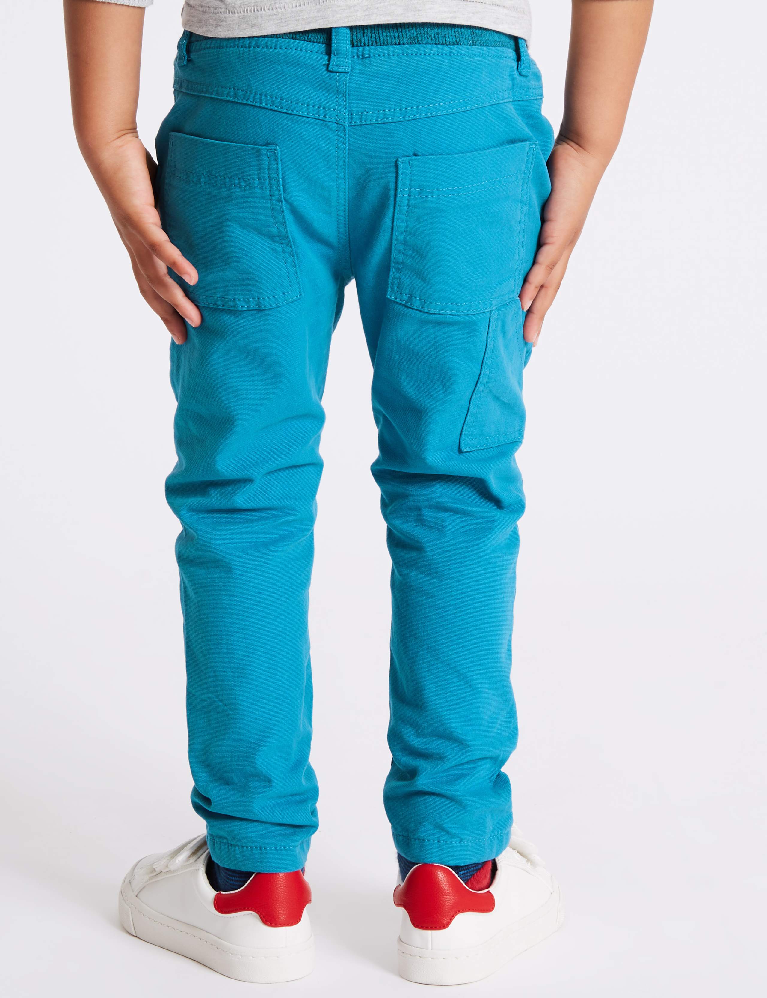 Cotton Trousers with Stretch (3 Months - 6 Years) 4 of 6