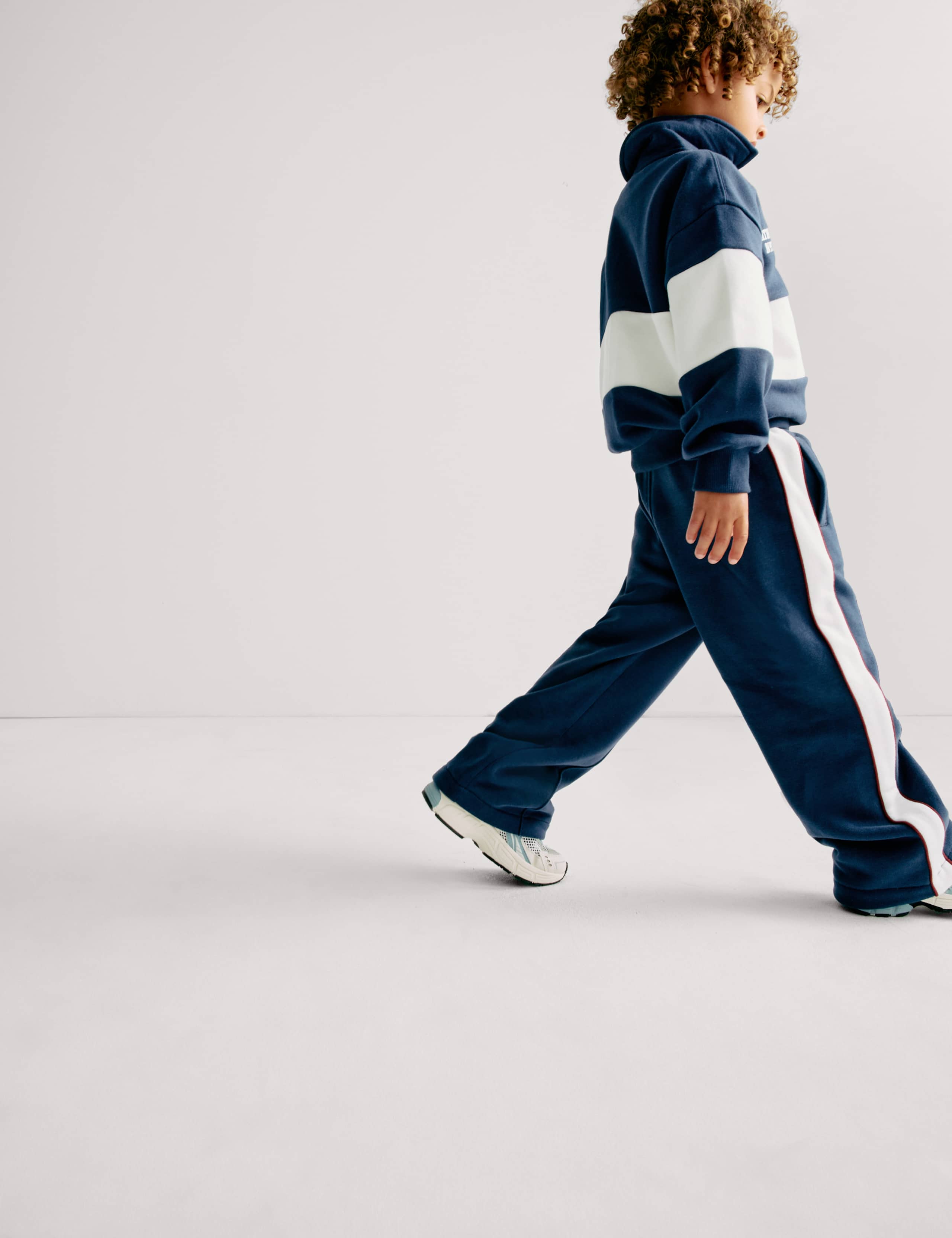 Cotton Rich Straight Leg Joggers (2-8 Yrs) 6 of 6