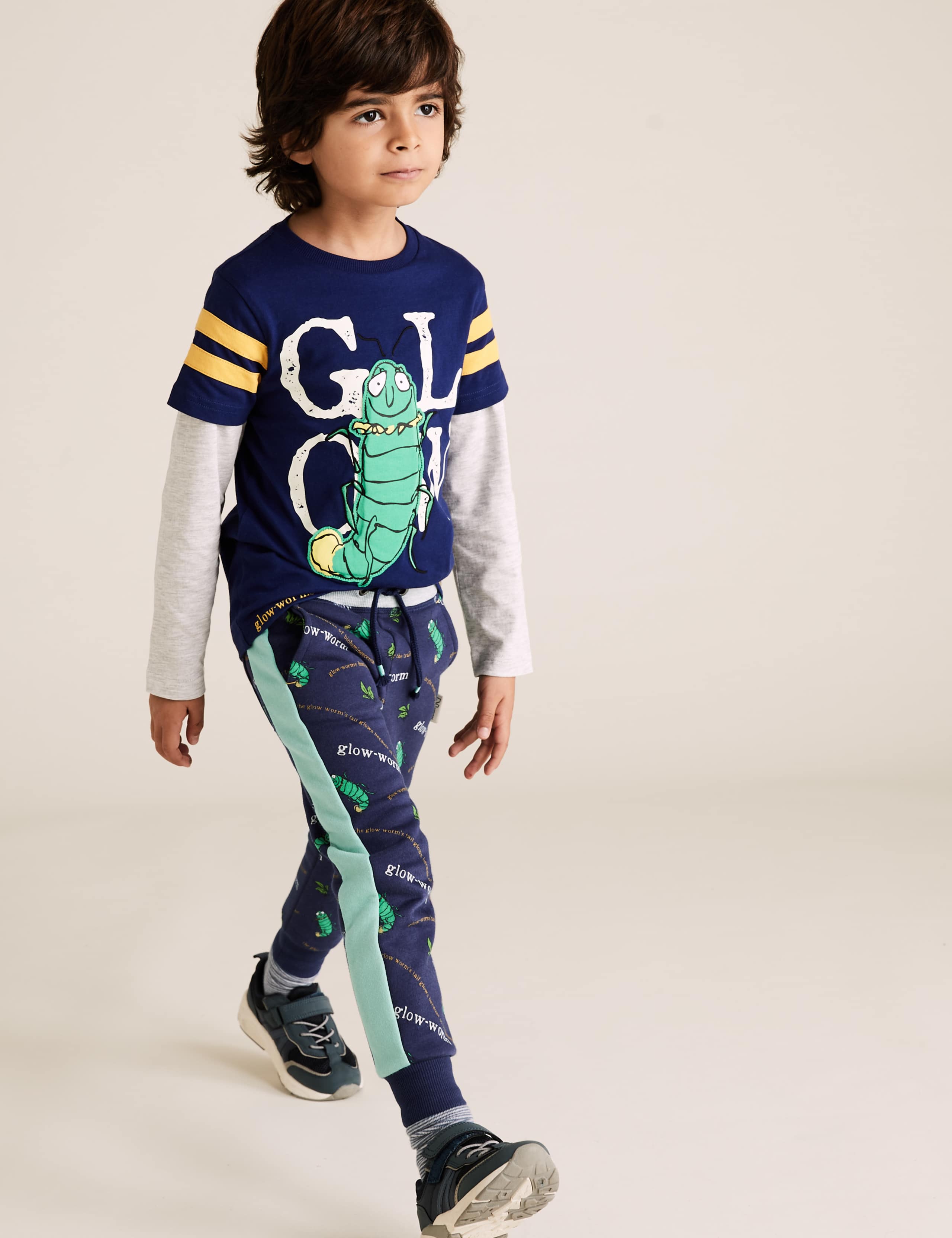 Roald Dahl™ & NHM™ Glow Worm Joggers (2-7 Yrs) 4 of 6
