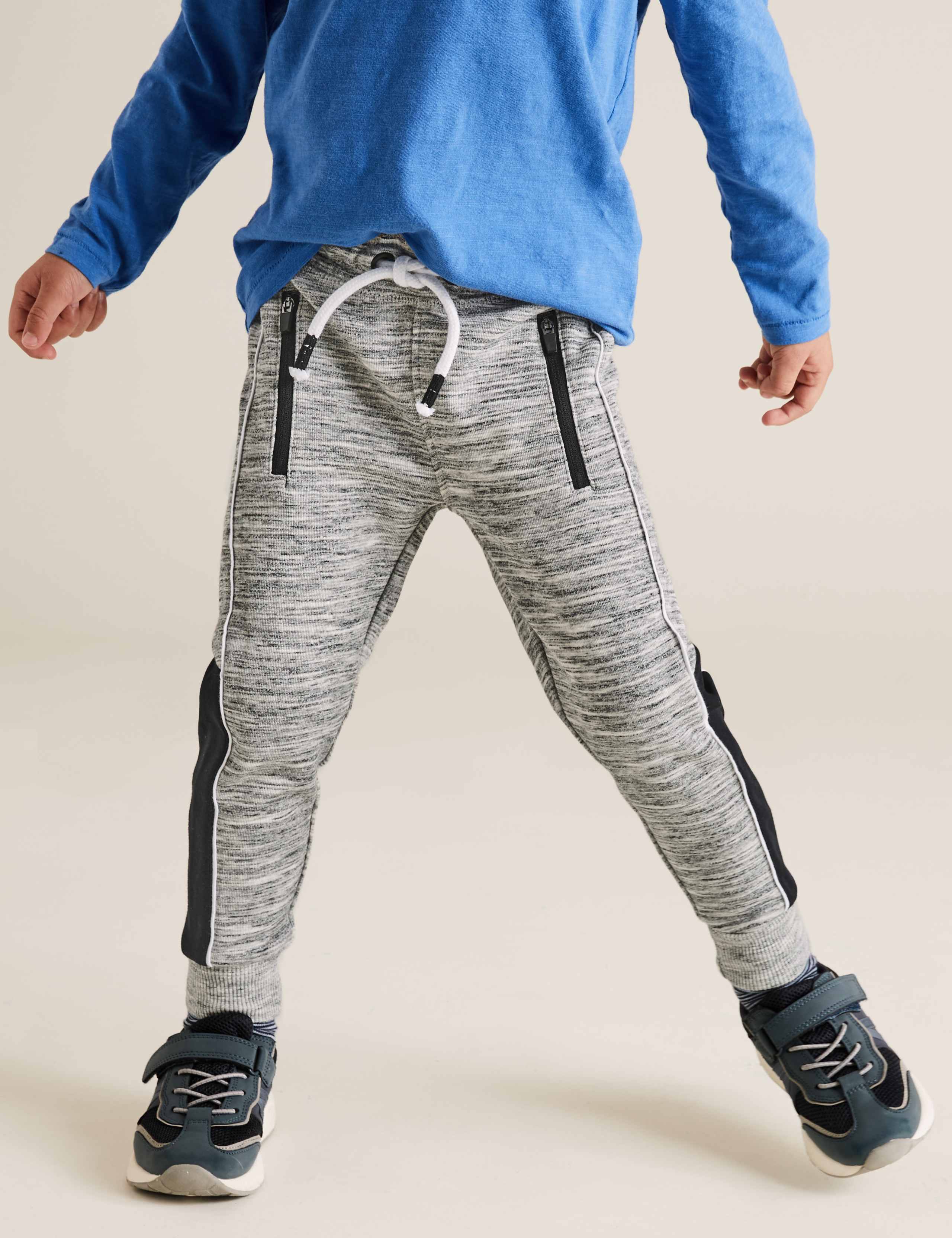 Cotton Side Stripe Joggers (2-7 Yrs) 4 of 5