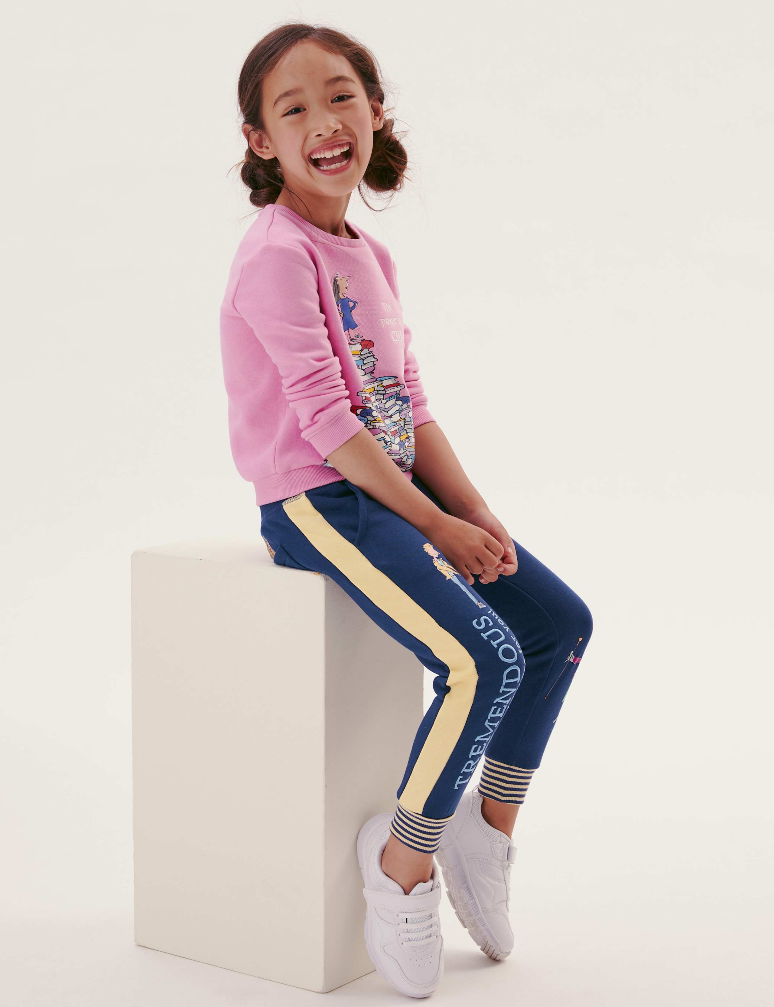 Roald Dahl™ Cotton Joggers (2-7 Yrs) 3 of 8