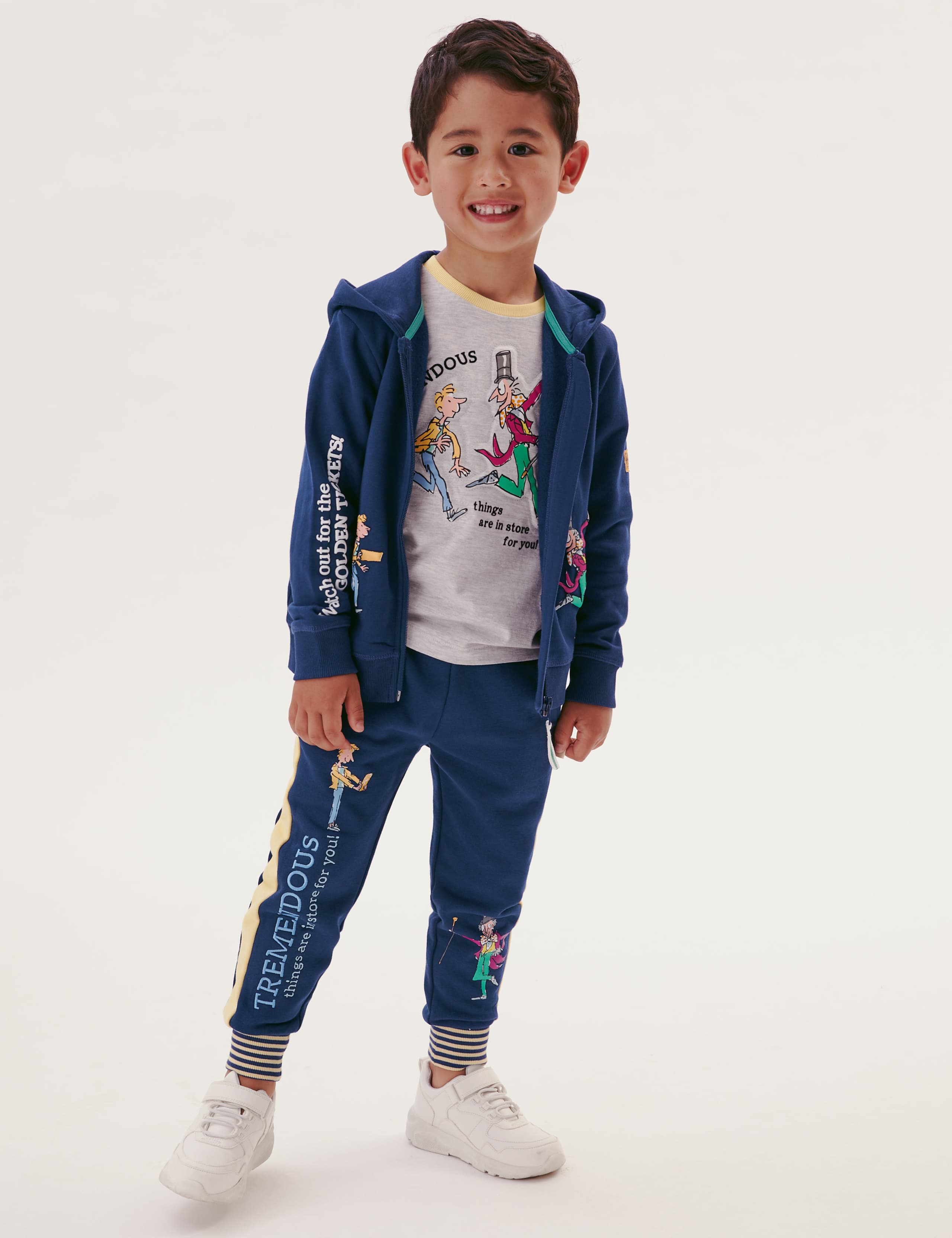 Roald Dahl™ Cotton Joggers (2-7 Yrs) 4 of 8