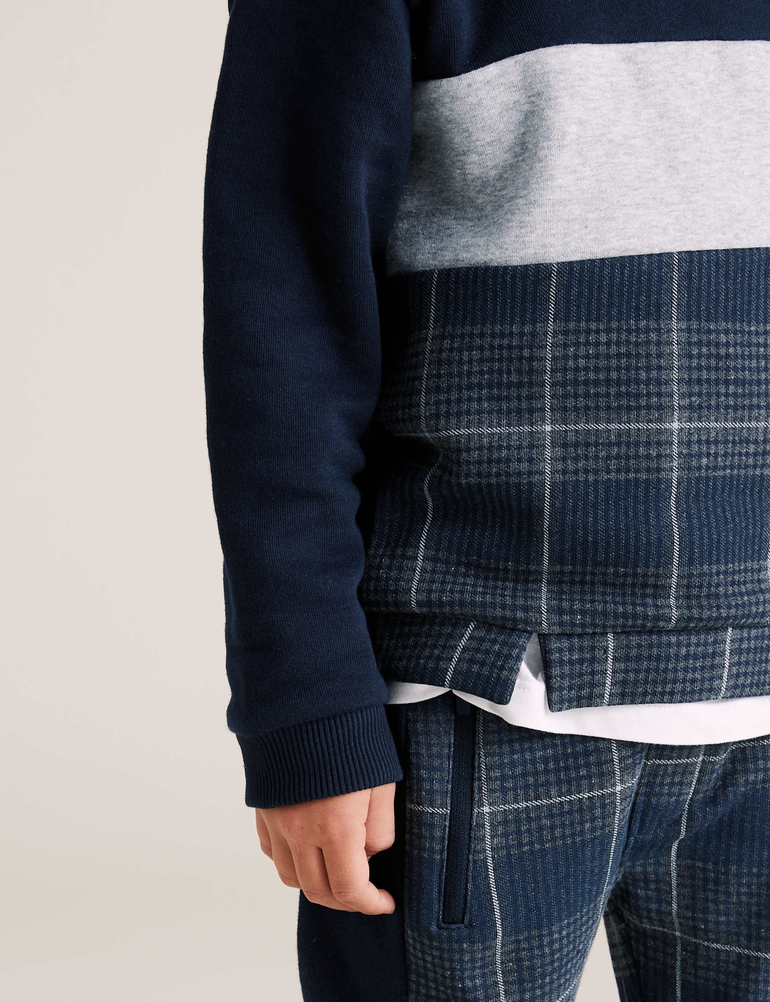 Cotton Checked Sweatshirt (2-7 Yrs) 3 of 4