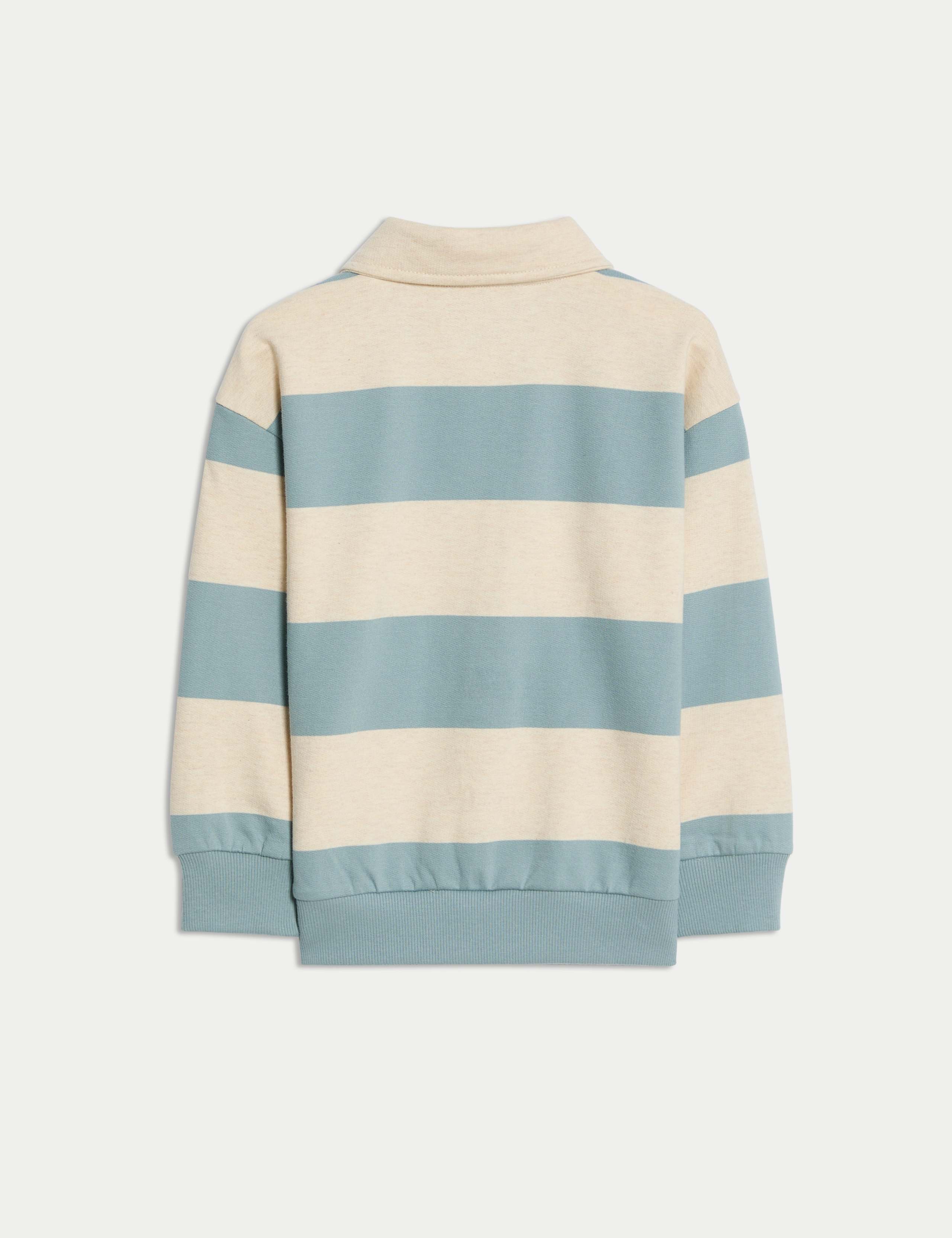 Pure Cotton Collared Rugby Sweatshirt (2-8 Yrs) 8 of 8