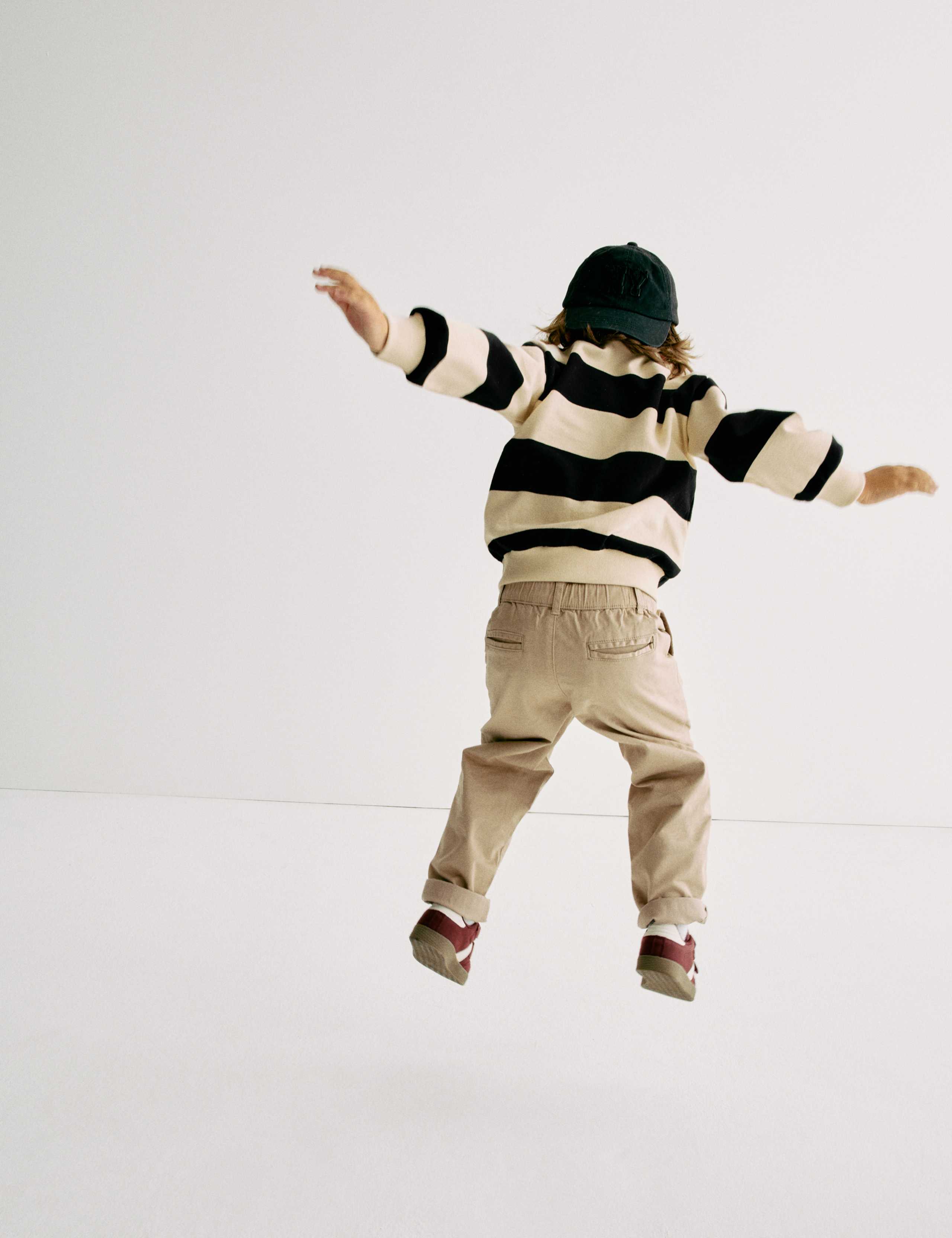 Pure Cotton Striped Rugby Shirt (2-8 Yrs) 4 of 7
