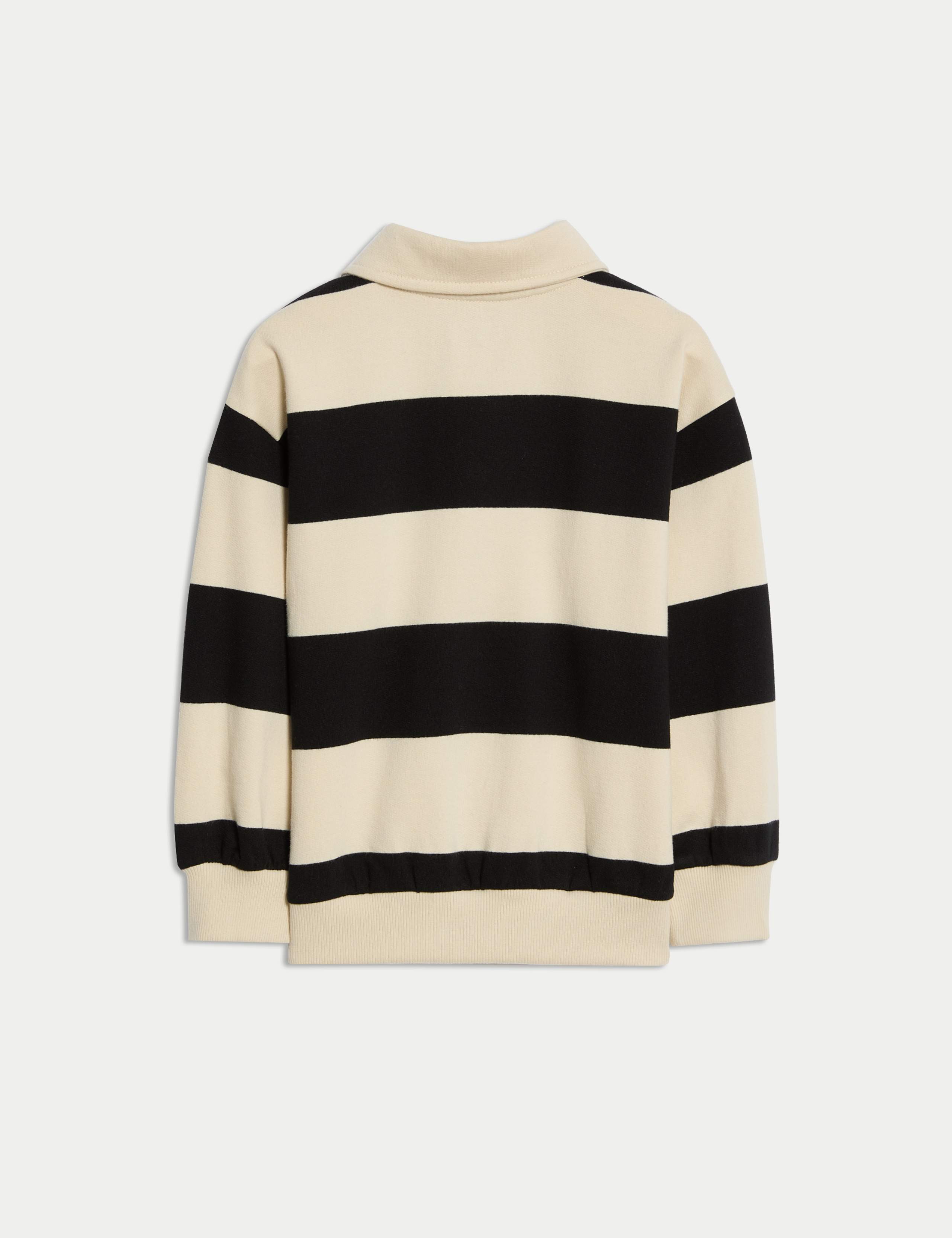 Pure Cotton Striped Rugby Shirt (2-8 Yrs) 7 of 7