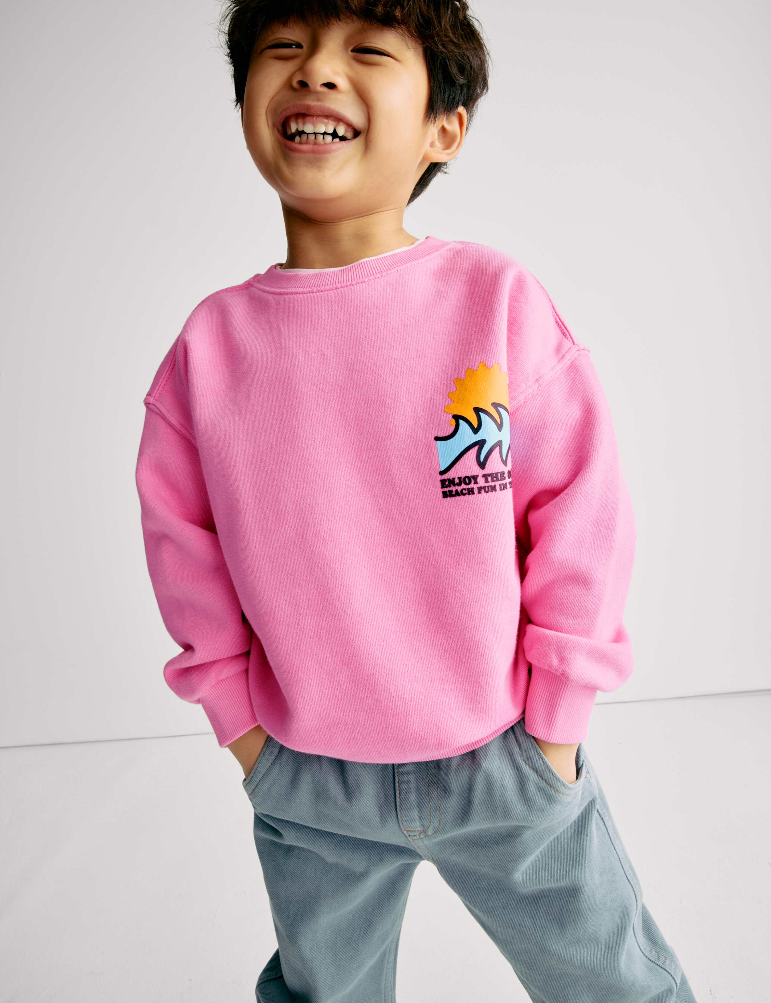 Pure Cotton Graphic Sweatshirt (2-16 Yrs) 5 of 8