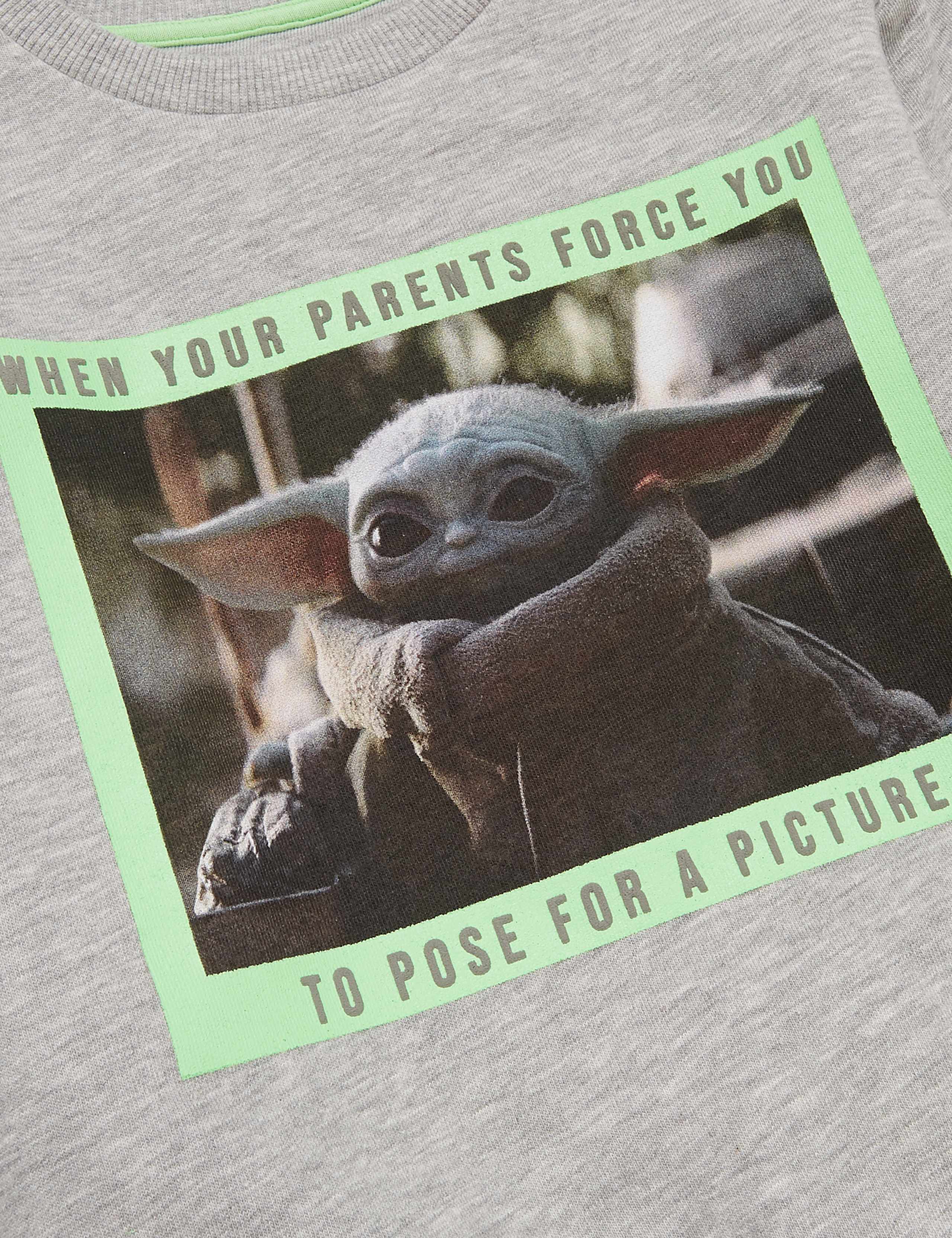 Cotton Rich Star Wars™ Baby Yoda Sweatshirt (2-7 Yrs) 5 of 5