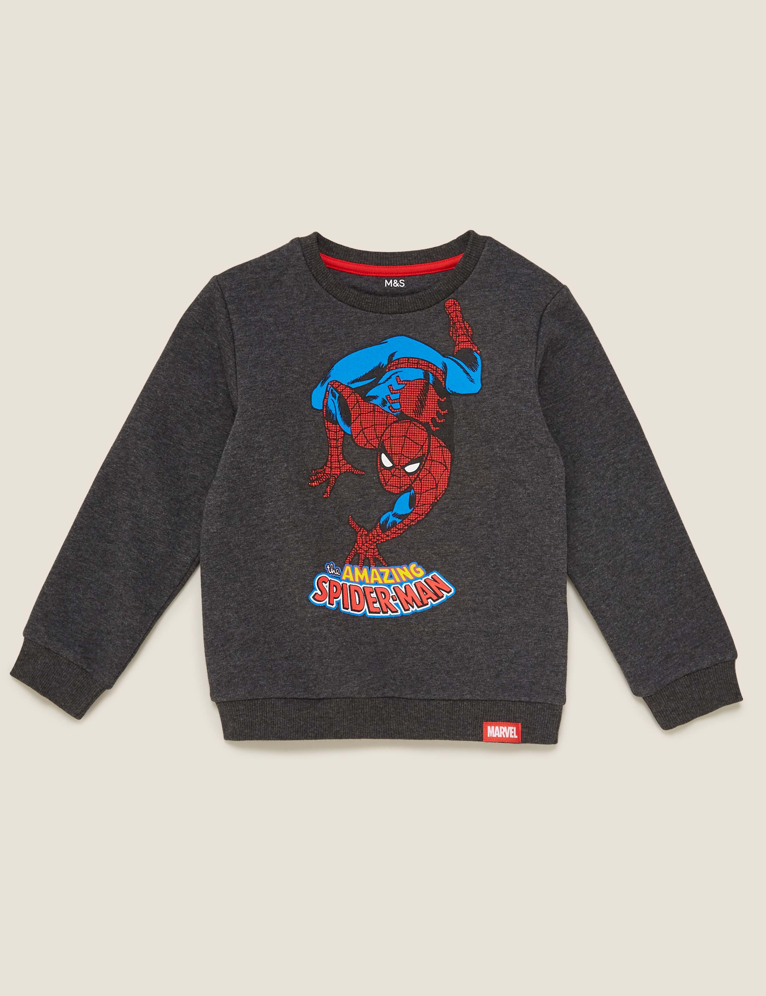 Cotton Marvel Spider-Man™ Sweatshirt (2-7 Yrs) 2 of 5