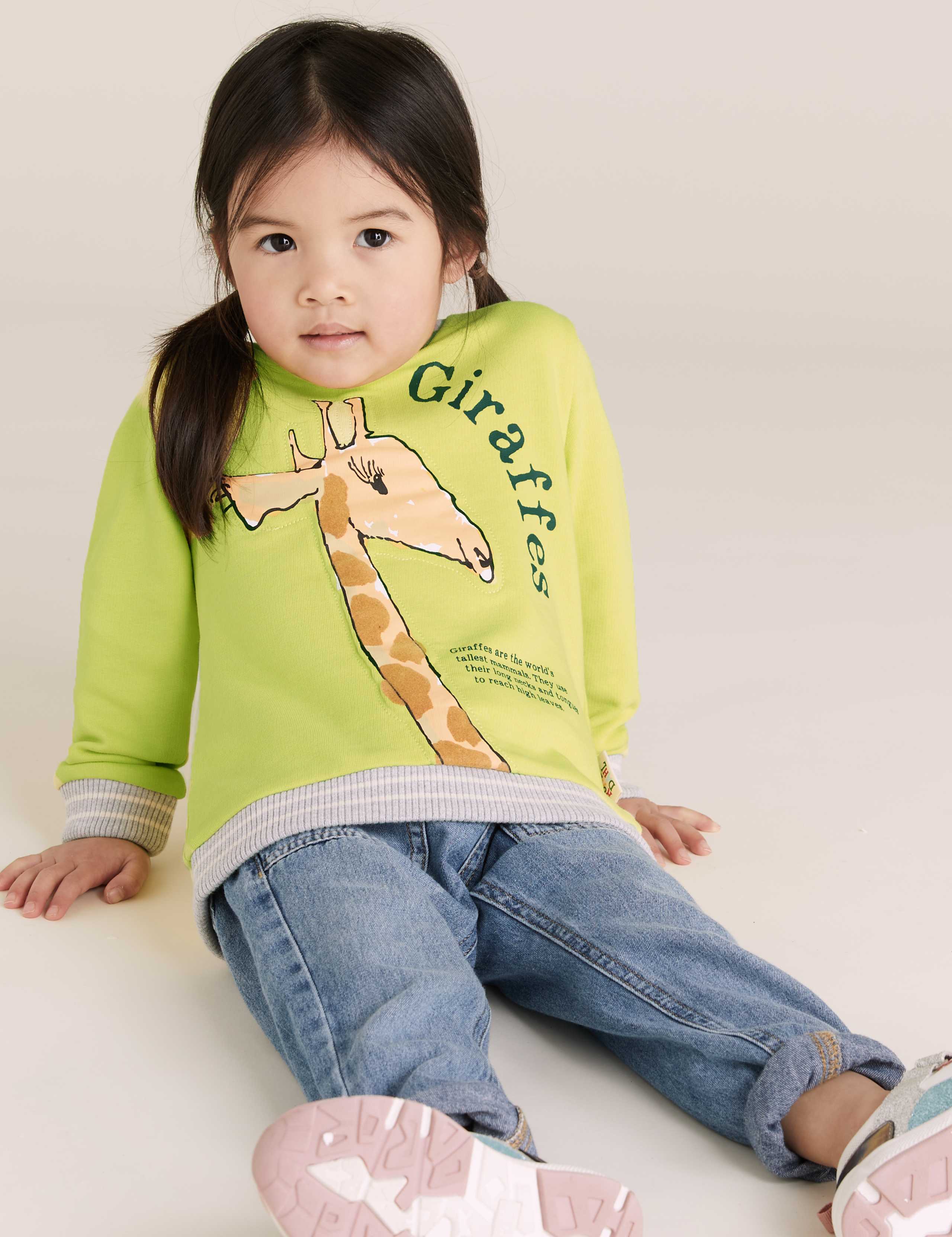 Roald Dahl™ & NHM™ Giraffe Sweatshirt (2-7 Yrs) 4 of 6