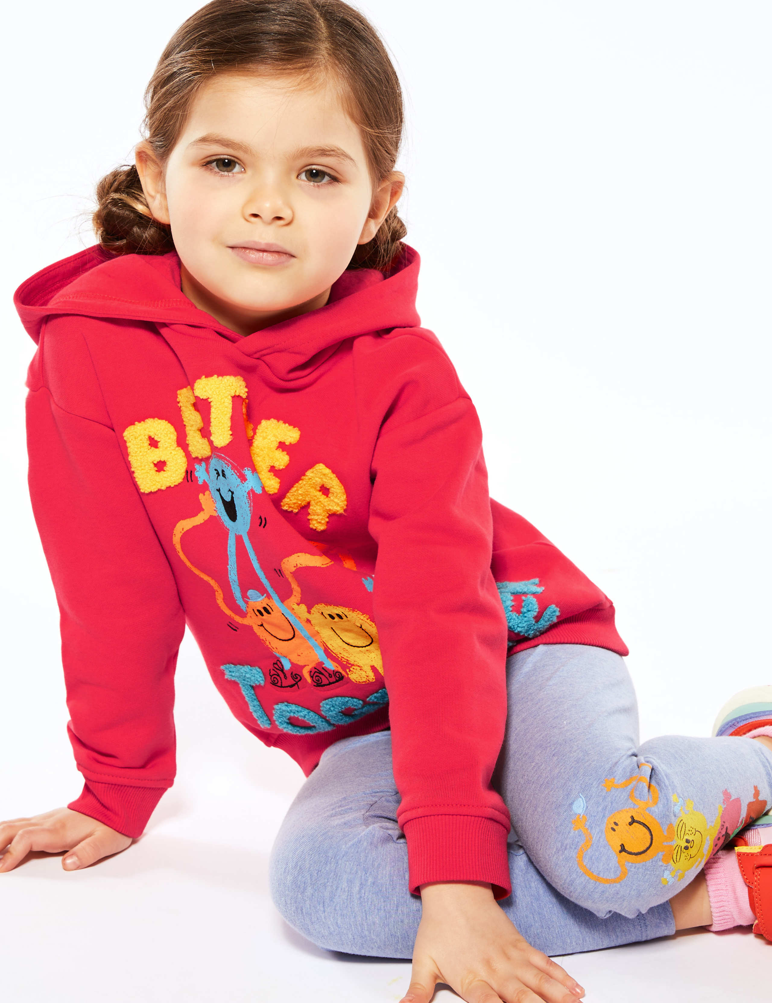 Cotton Mr Men™ Better Together Hoodie (2-7 Yrs) 4 of 6