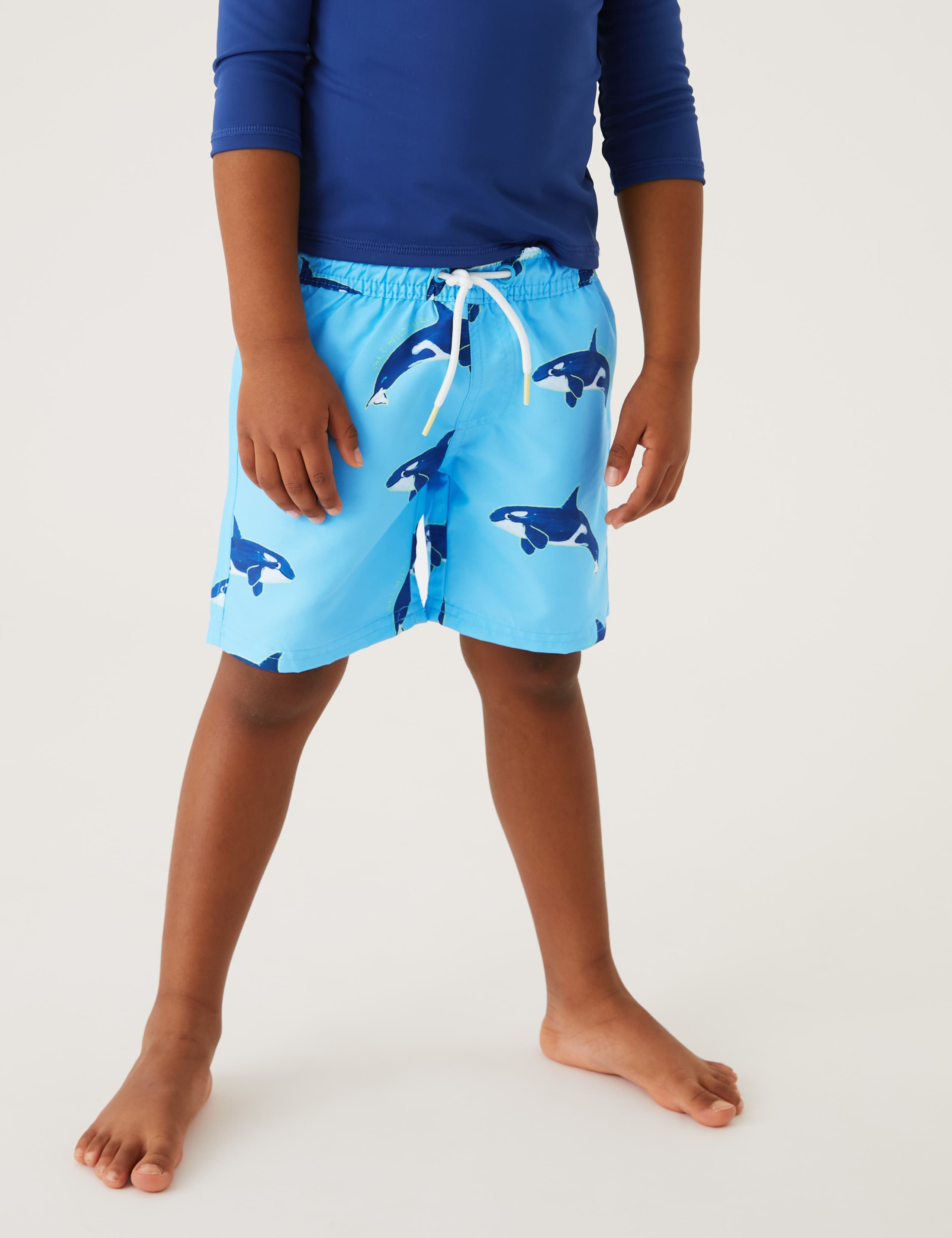 2pc Long Sleeve Rash Vest & Swim Shorts Set (2-7 Yrs) 4 of 5