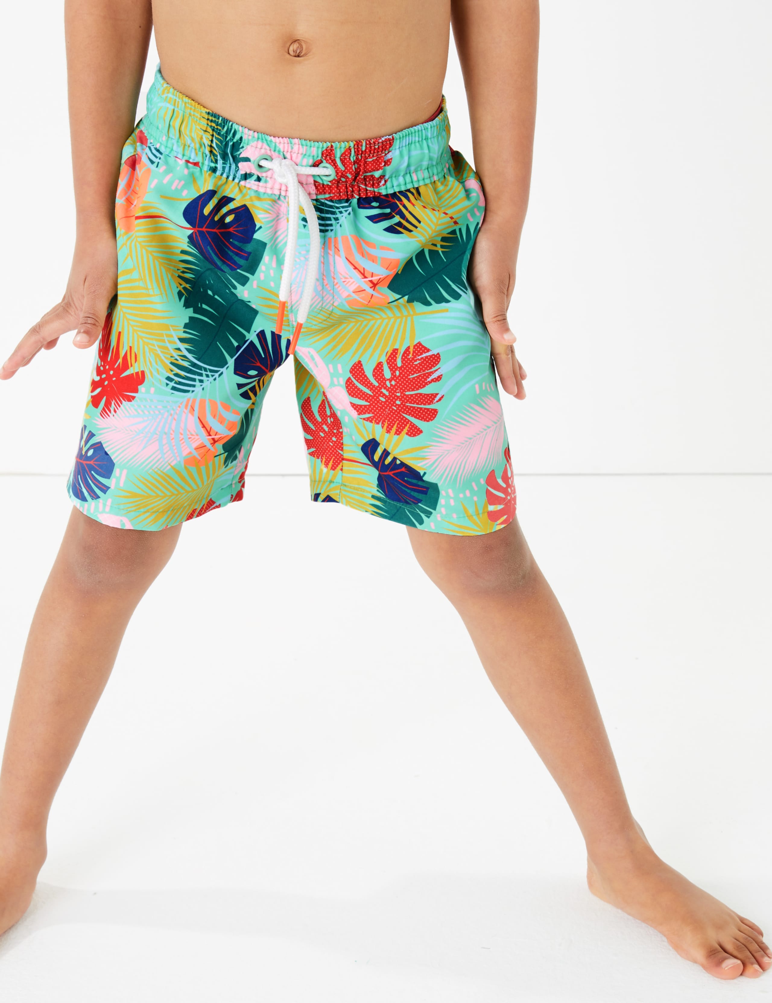 Leaf Print Swim Shorts (2-7 Yrs) 3 of 5