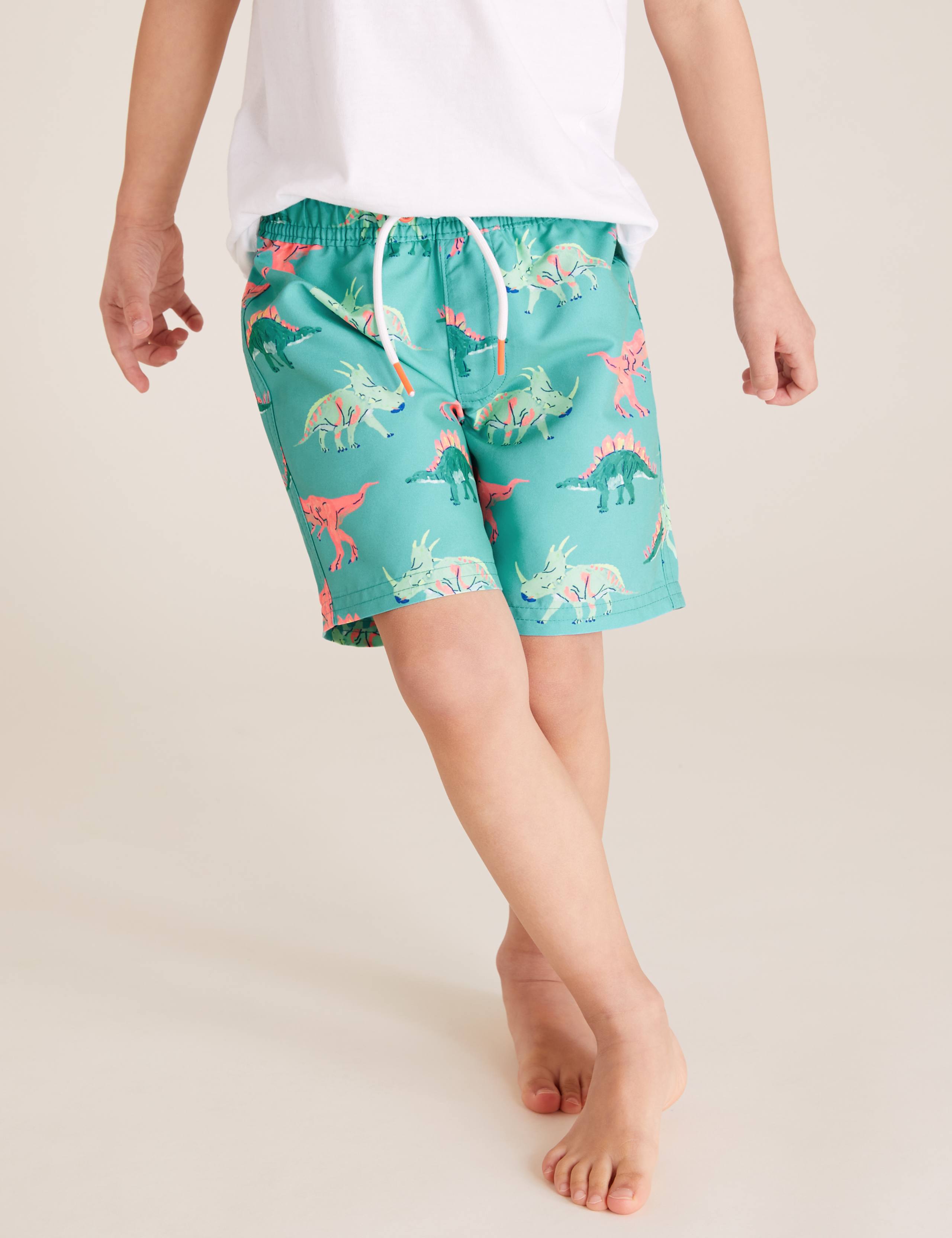 Dinosaur All Over Print Swim Shorts (2-7 Yrs) 3 of 4