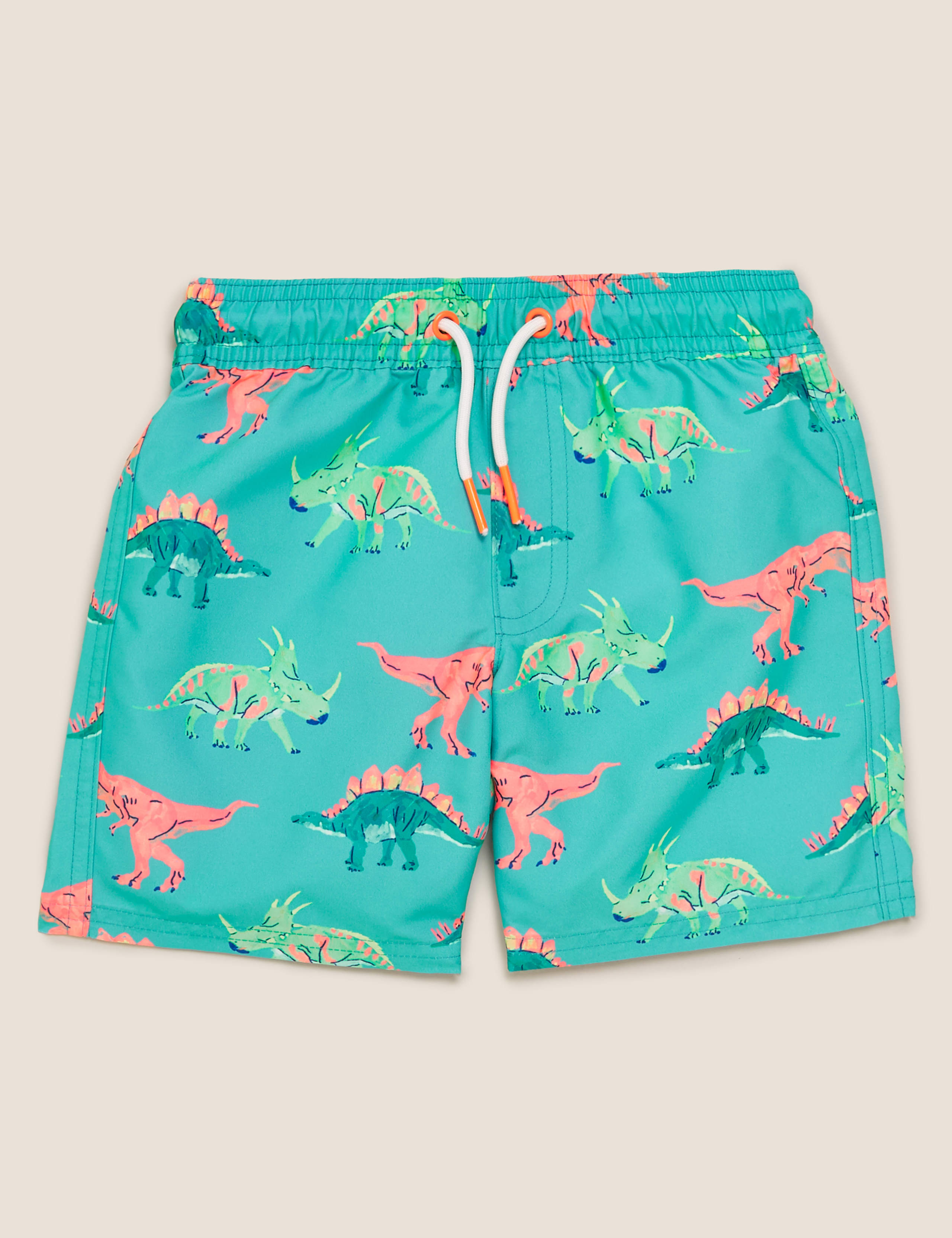 Dinosaur All Over Print Swim Shorts (2-7 Yrs) 2 of 4