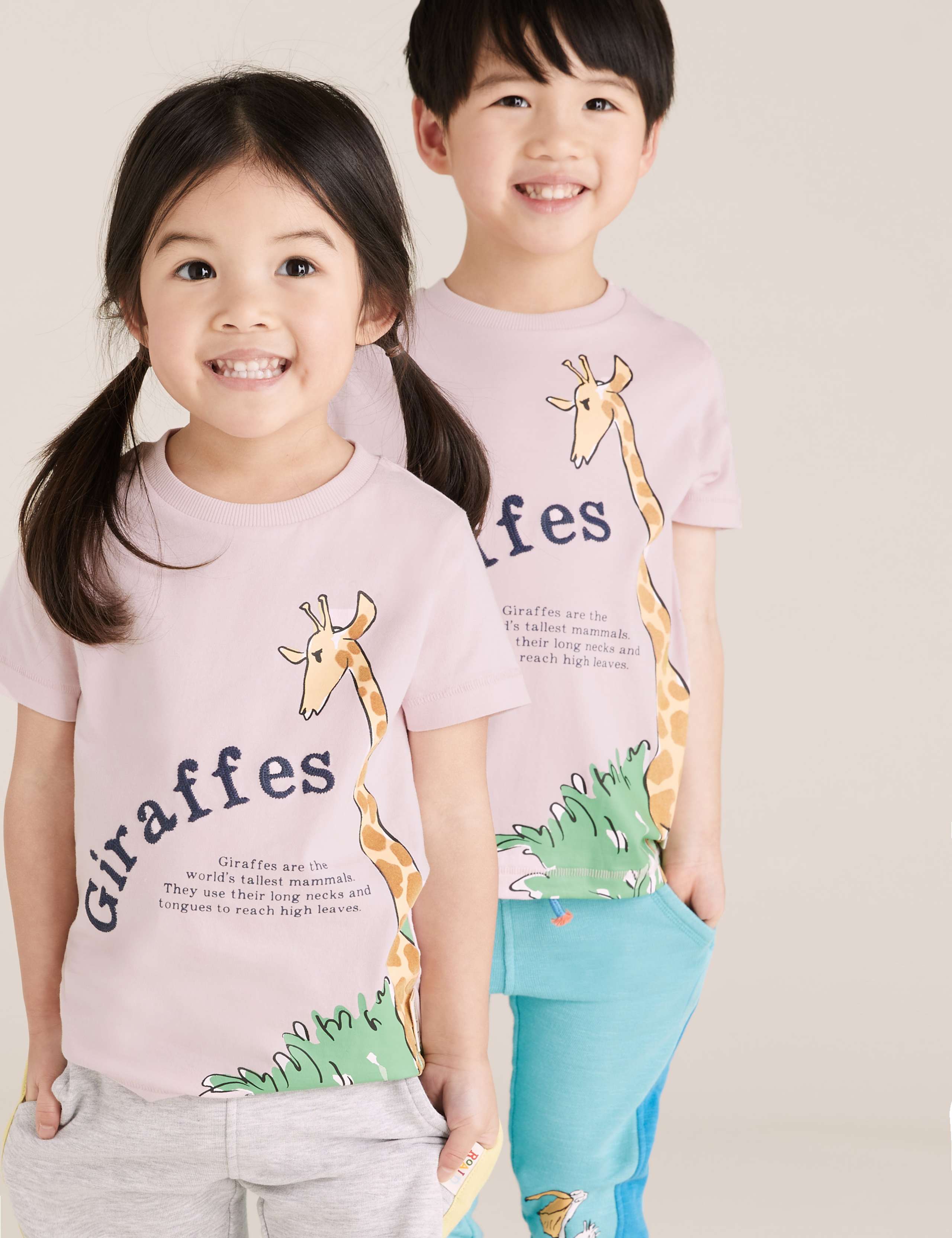 Pure Cotton Roald Dahl™ & NHM™ T-Shirt (2-7 Yrs) 1 of 6
