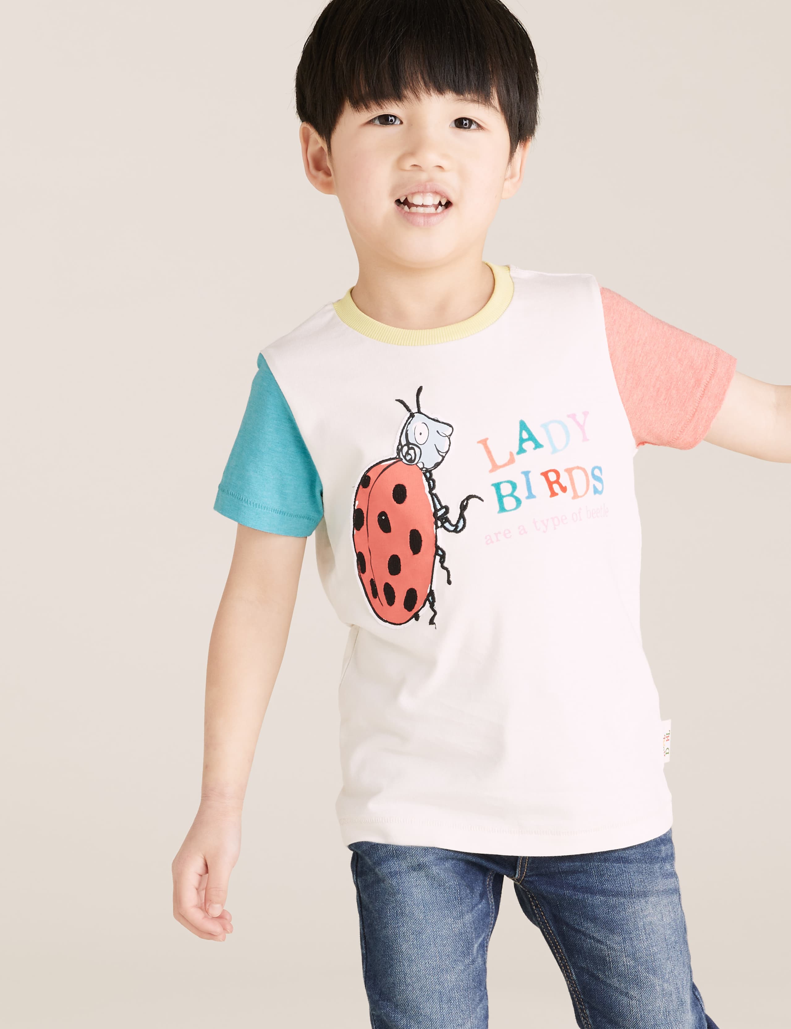 Pure Cotton Roald Dahl™ & NHM™ T-Shirt (2-7 Yrs) 4 of 6