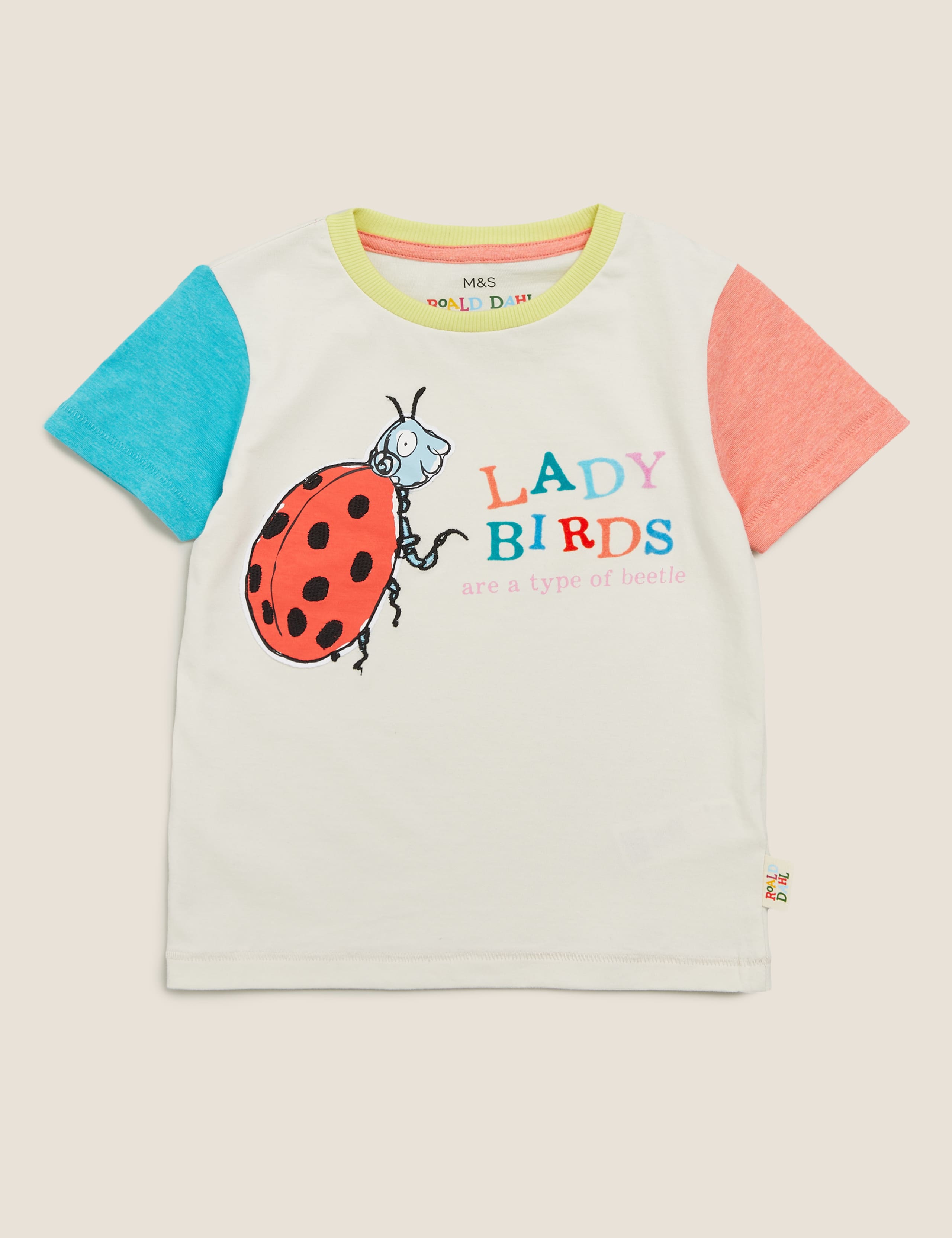 Pure Cotton Roald Dahl™ & NHM™ T-Shirt (2-7 Yrs) 2 of 6