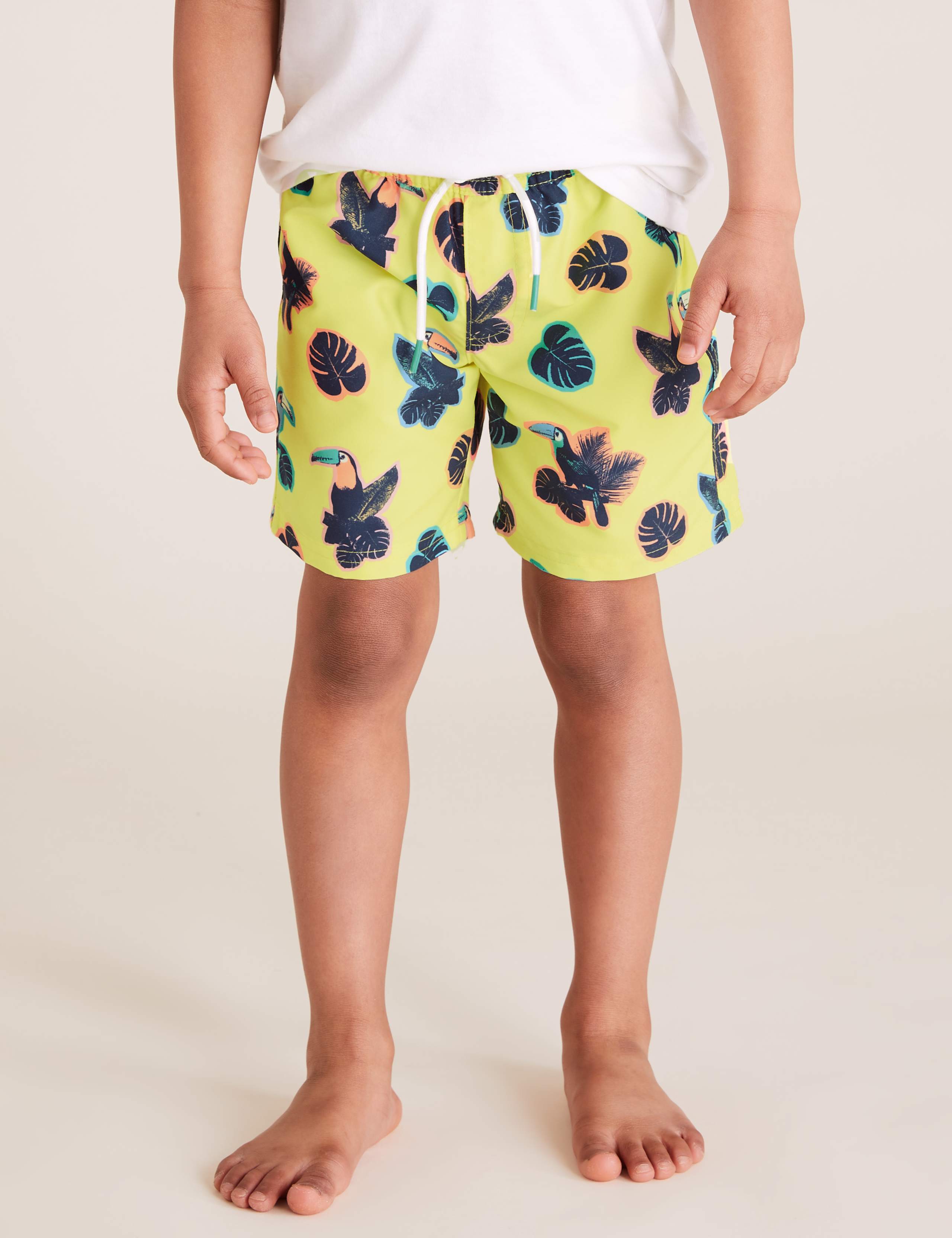 Toucan Leaf All Over Print Swim Shorts (2-7 Yrs) 3 of 4