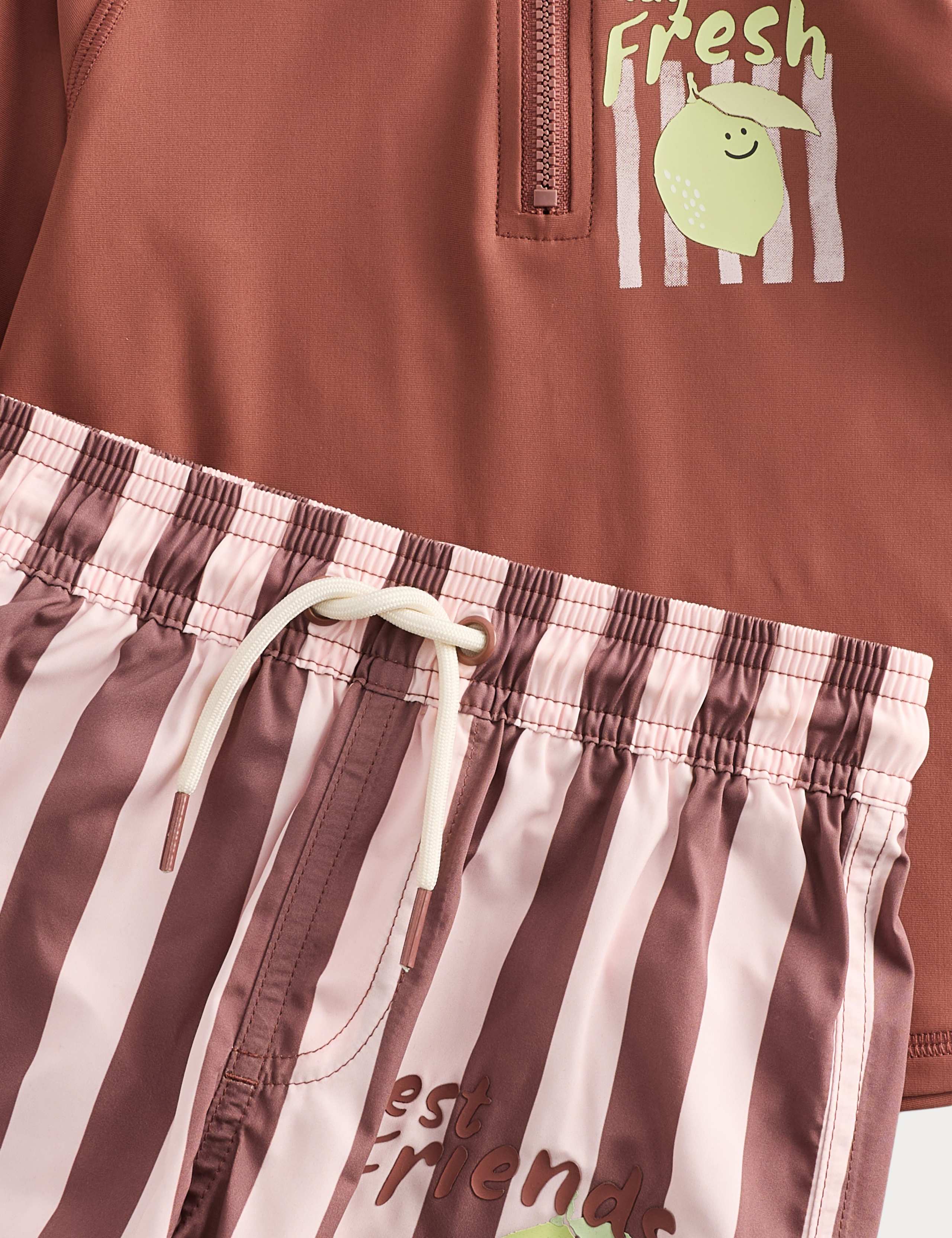 2 Piece Stay Fresh Graphic Swim Suit (2-8 Yrs) 3 of 3