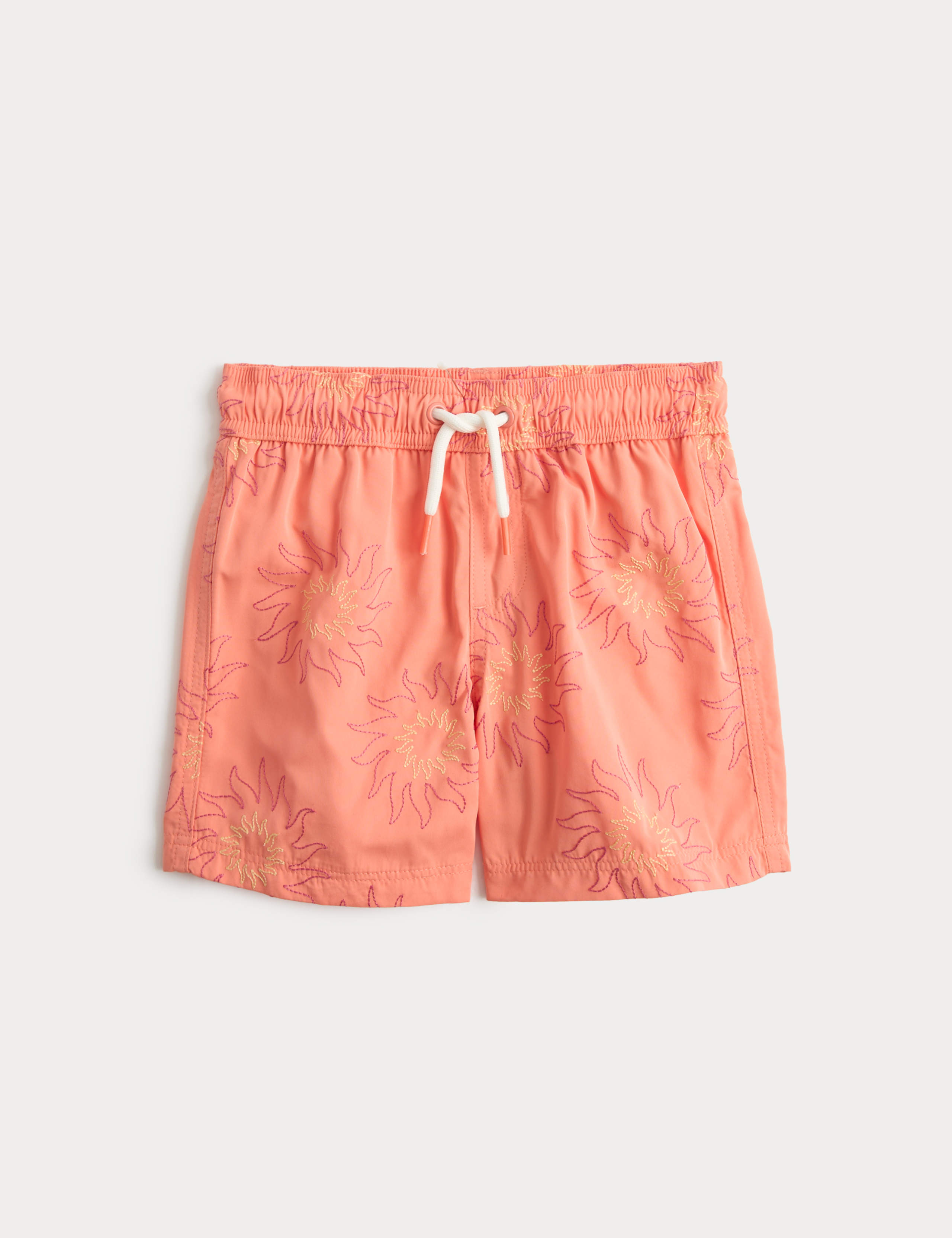 Sun Embroidered Swim Shorts (2-8 Yrs) 1 of 2