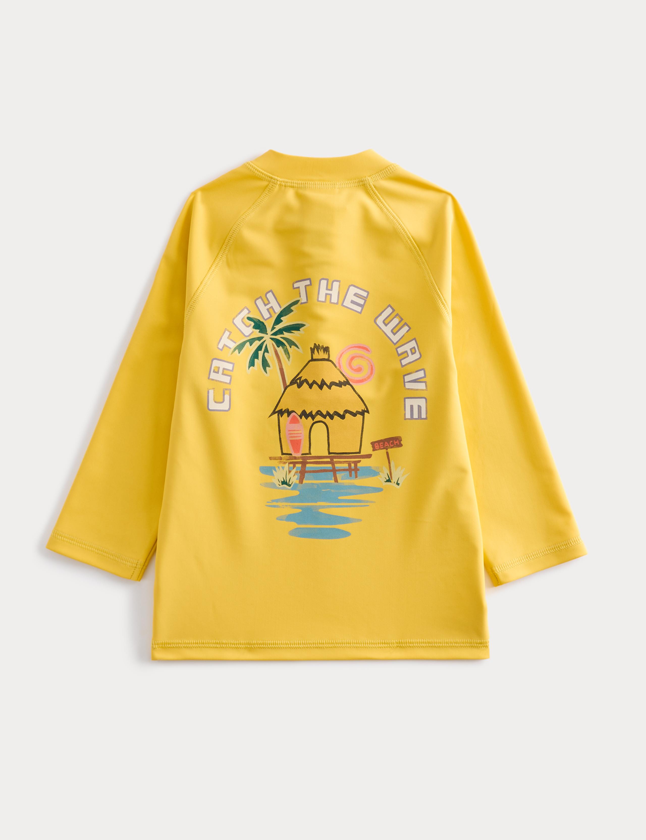 2 Piece Coconut Graphic Swim Set (2-8 Years) 2 of 3