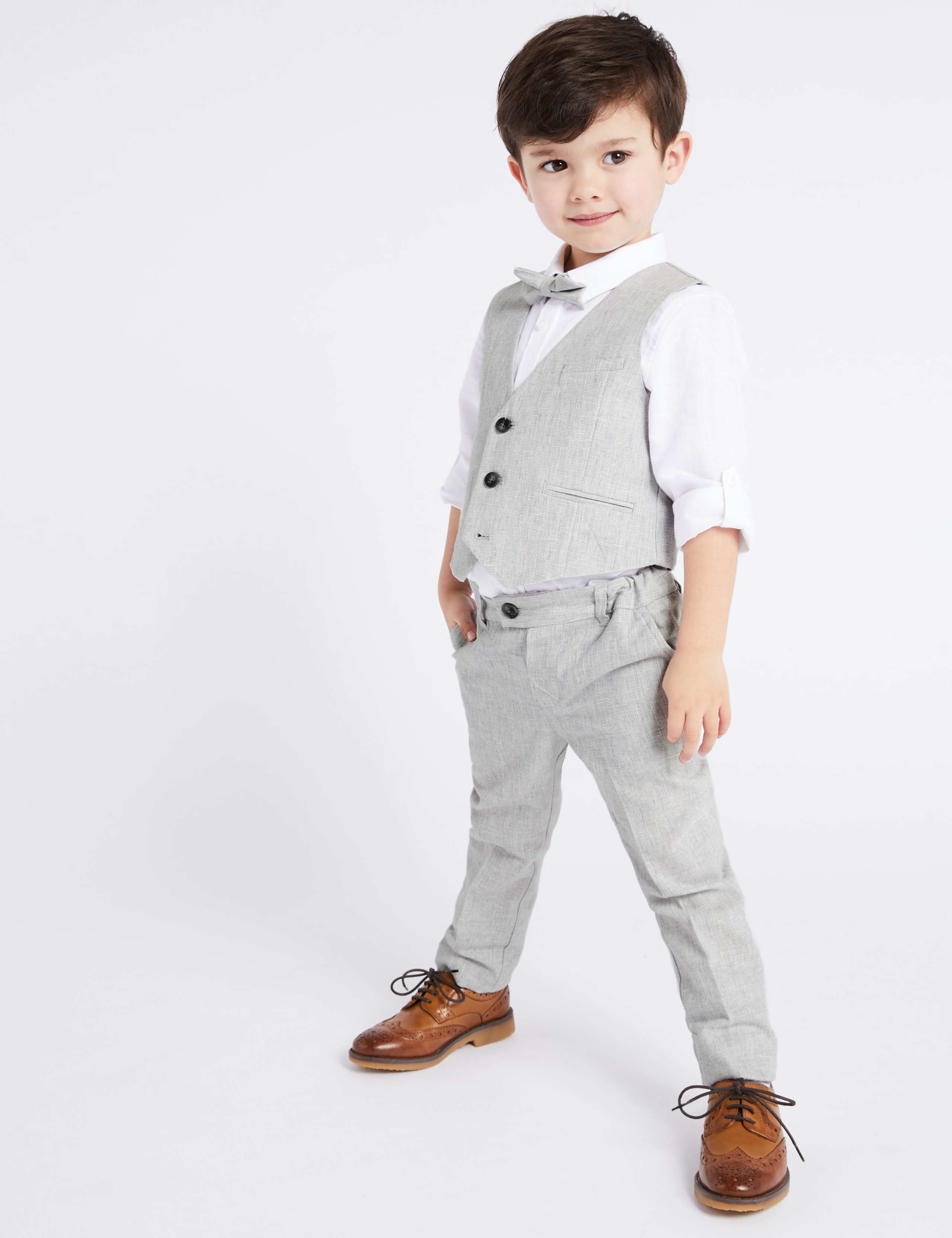 4 Piece Suit Outfit (3 Months - 7 Years) 1 of 6