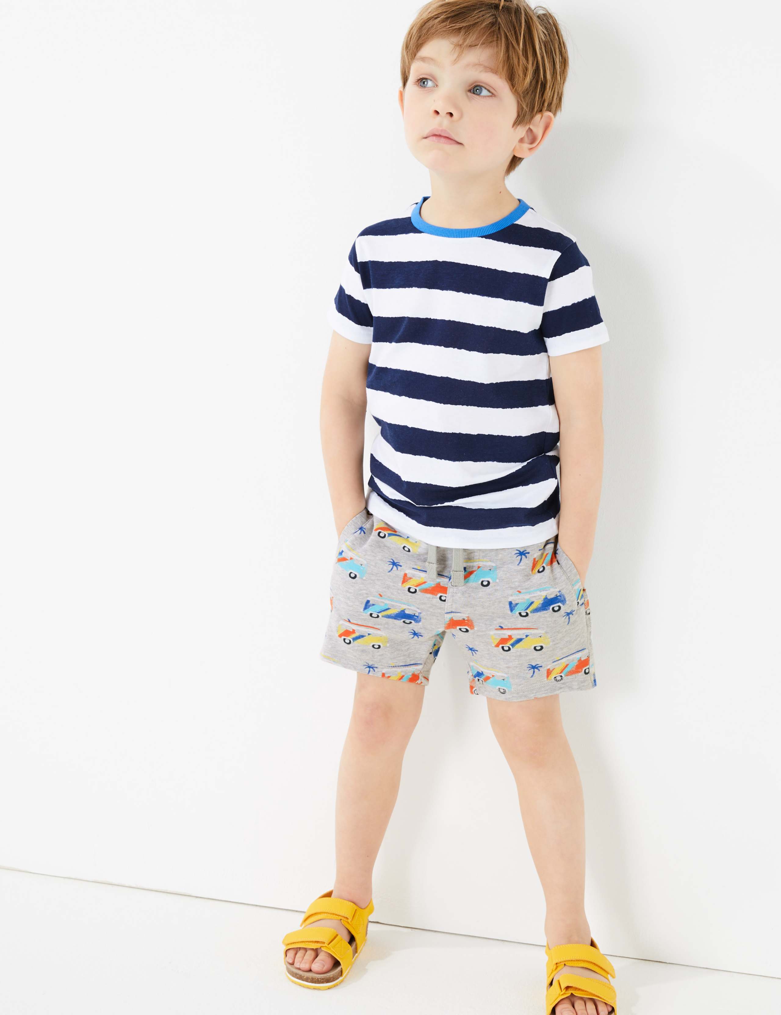 Cotton Campervan Shorts (2-7 Yrs) 1 of 5
