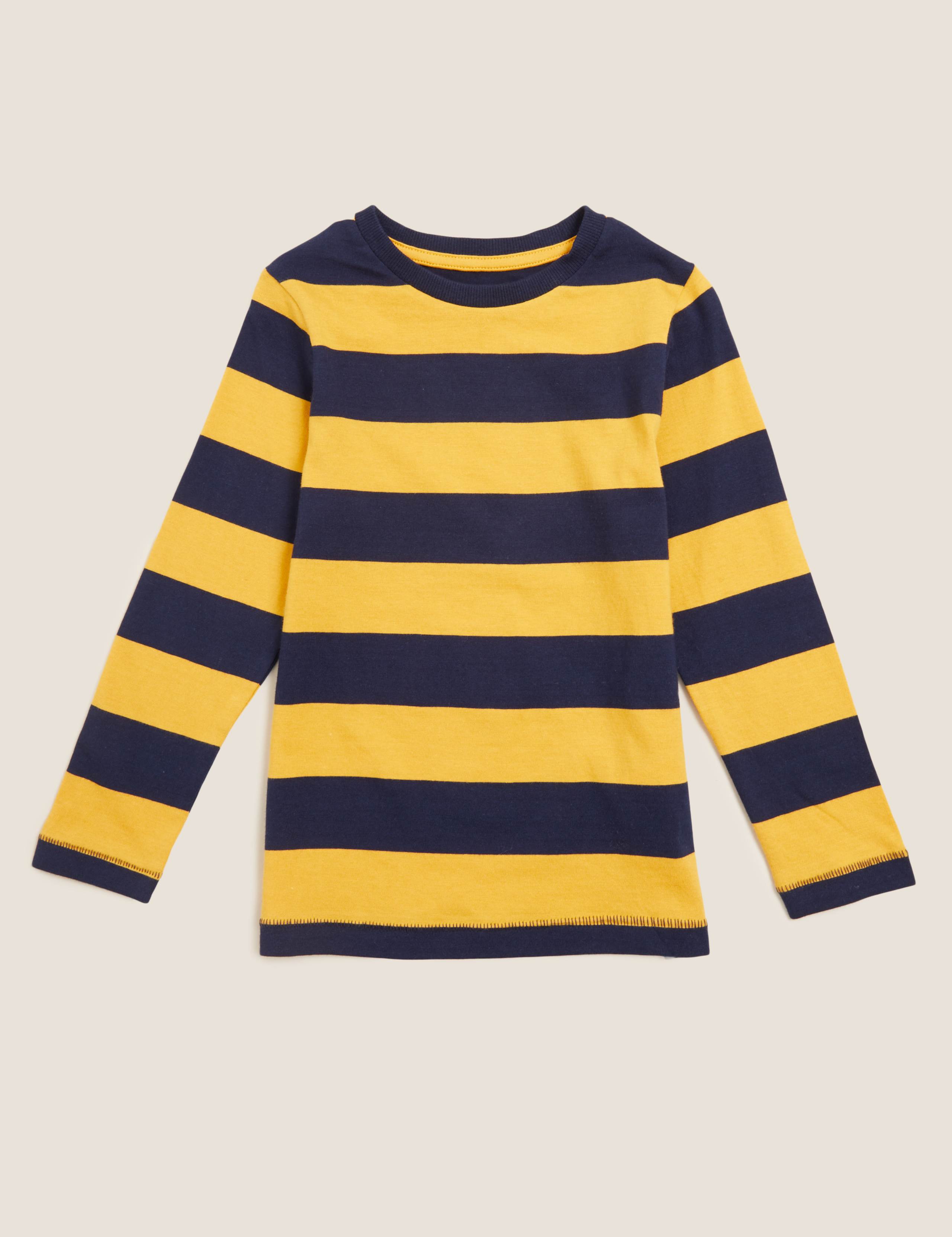 Pure Cotton Stripe Top (2-7 Yrs) 2 of 4