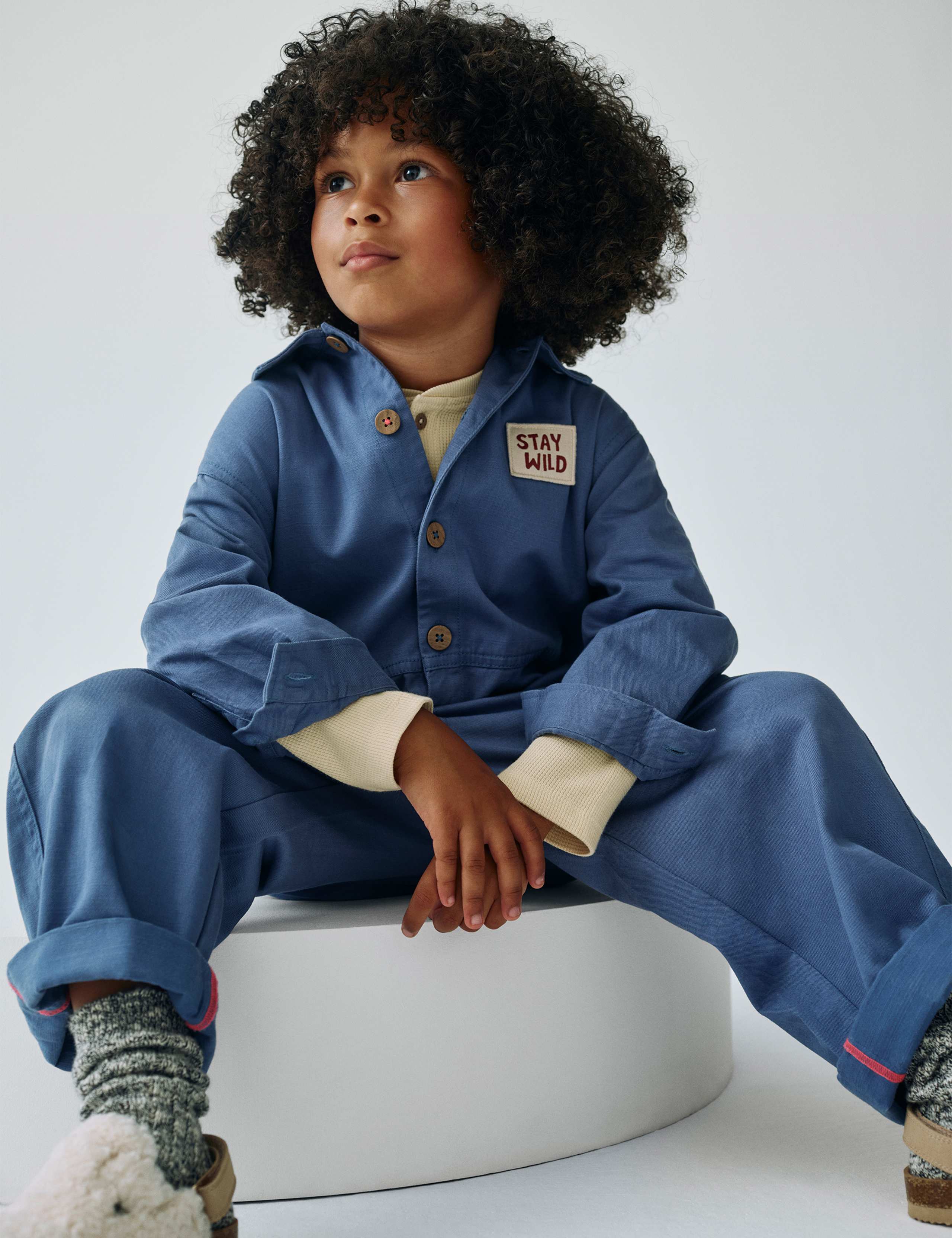 Pure Cotton Boiler Suit (1-10 Yrs) 1 of 6