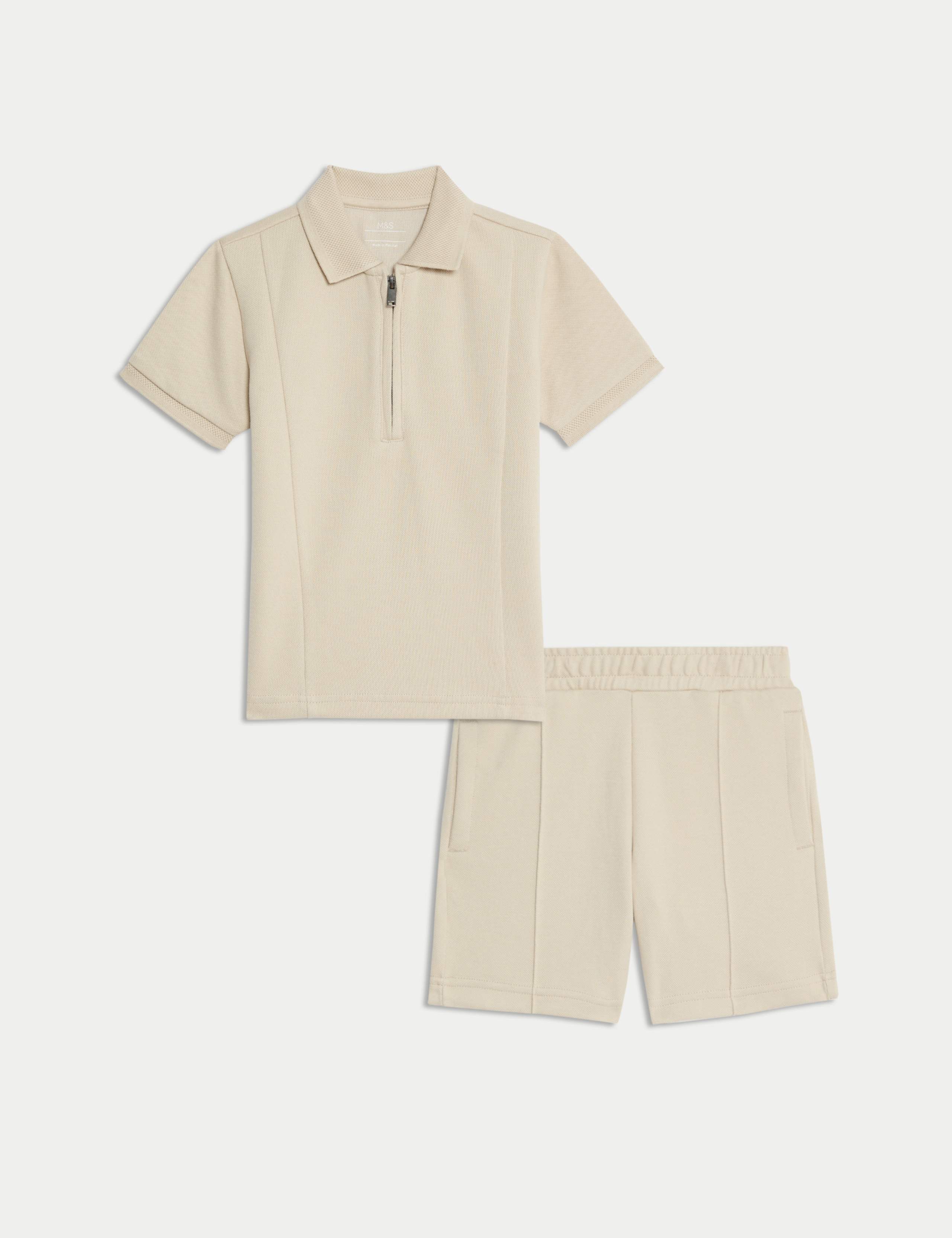 Cotton Blend Pique Top & Bottom Outfit (2-16 Yrs) 2 of 5