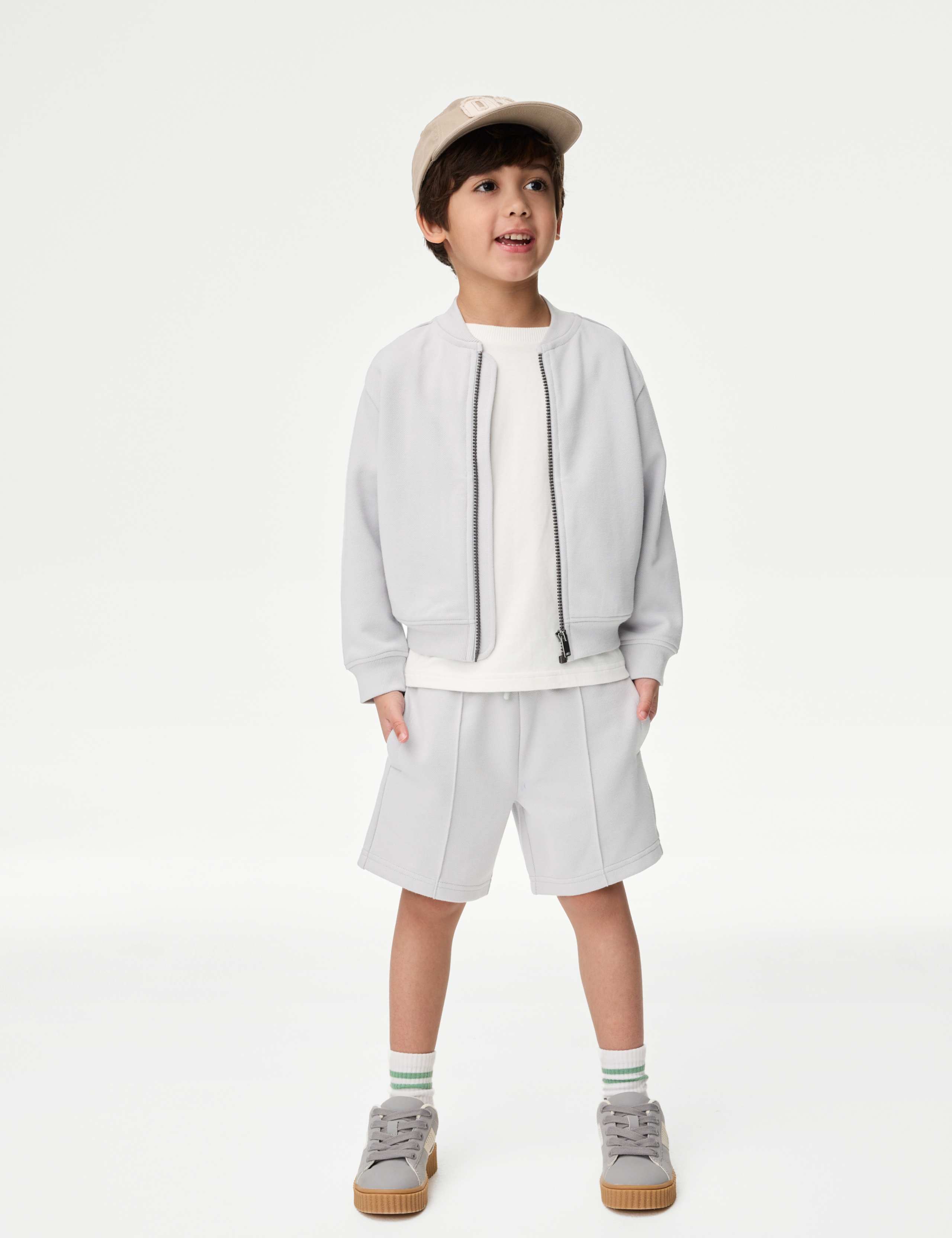 3pc Cotton Blend Top & Bottom Outfit (2-8 Yrs) 5 of 6