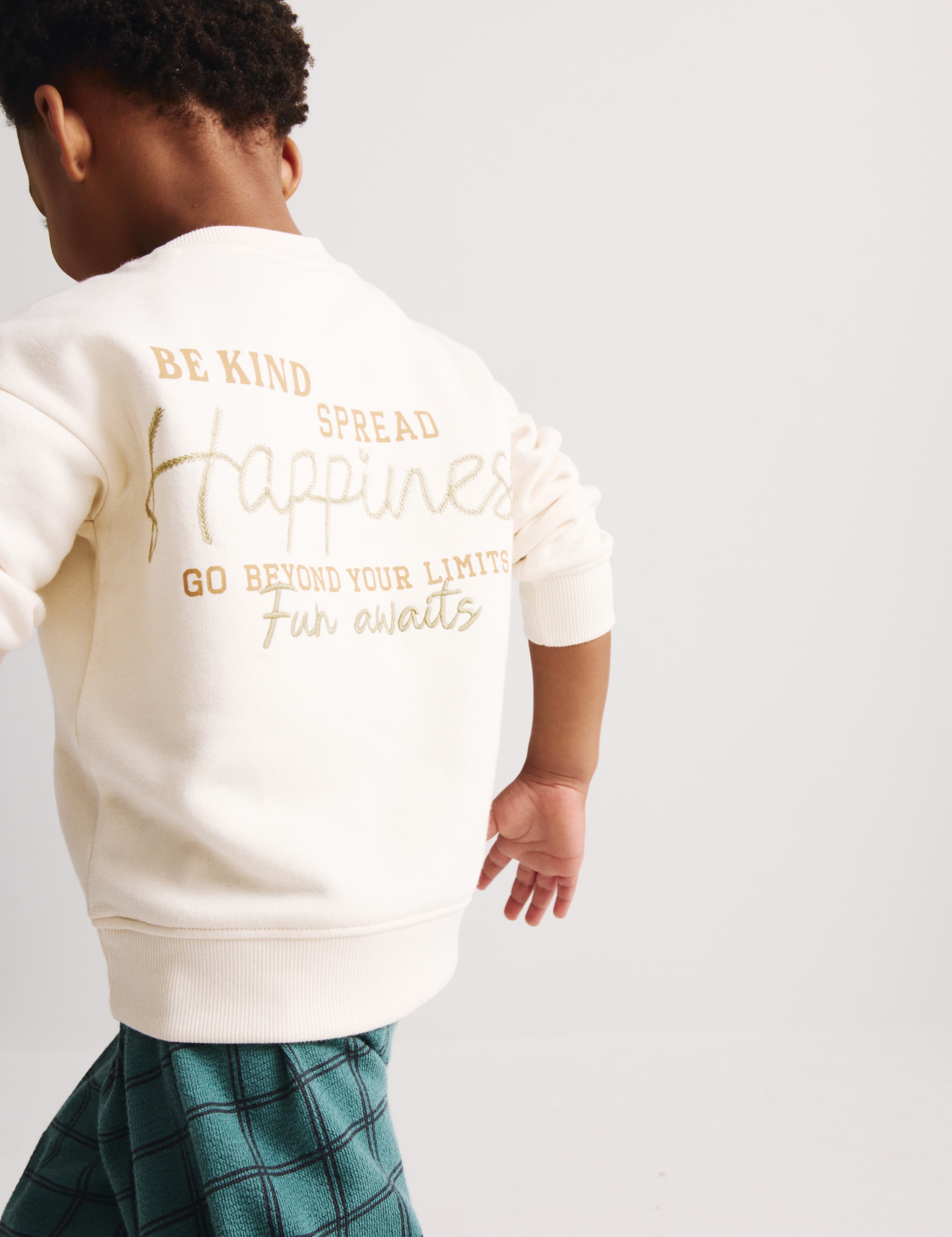 2pc Cotton Rich Sweat & Trousers Outfit (1-8 Yrs) 3 of 7