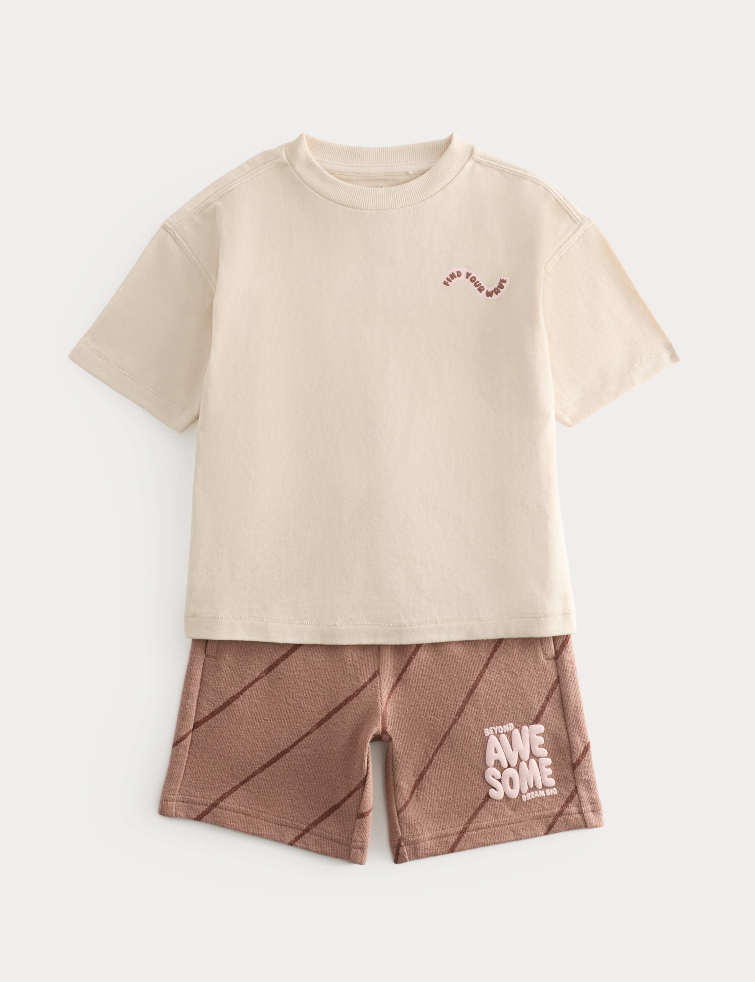 2 Piece Pure Cotton Graphic Outfit (2-8 Yrs) 1 of 3