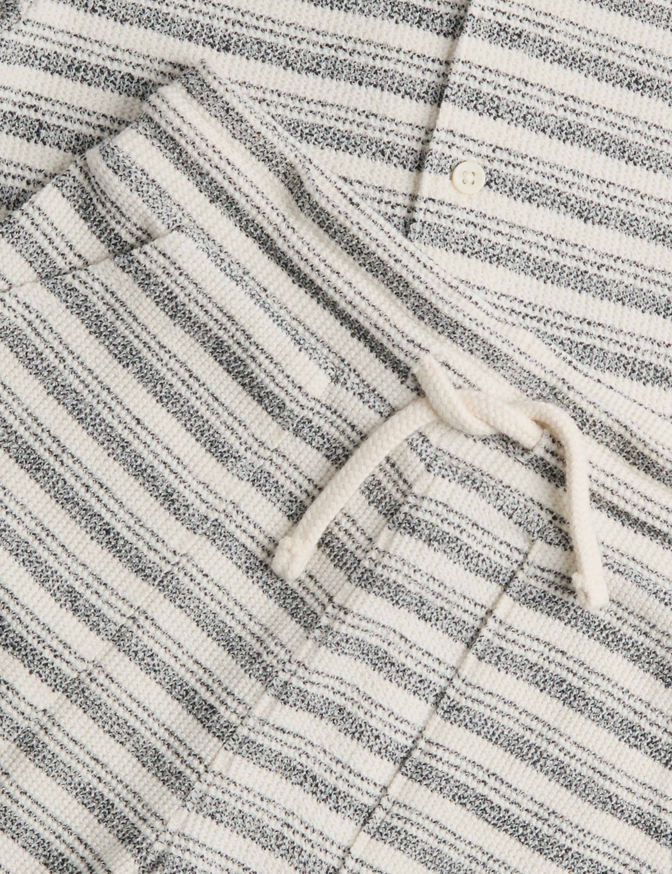 2 Piece Cotton Rich Textured Striped Outfit (2-10 Years) 2 of 2