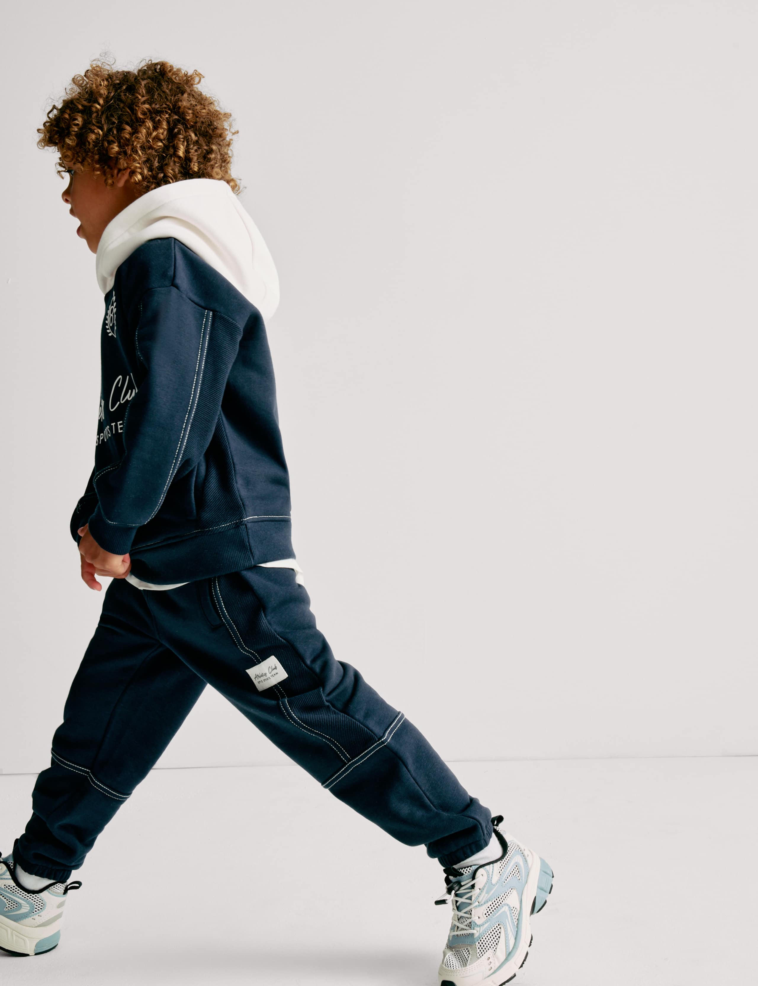 Cotton Rich Hoodie & Jogger Outfit (2-8 Yrs) 5 of 7